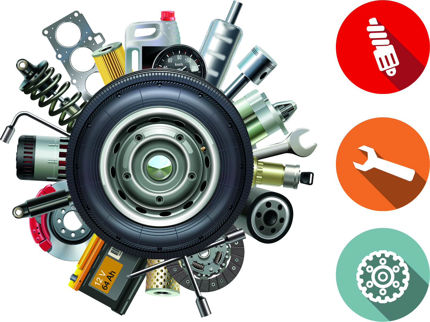 Quiz : 12 pièces d’auto et leur rôle