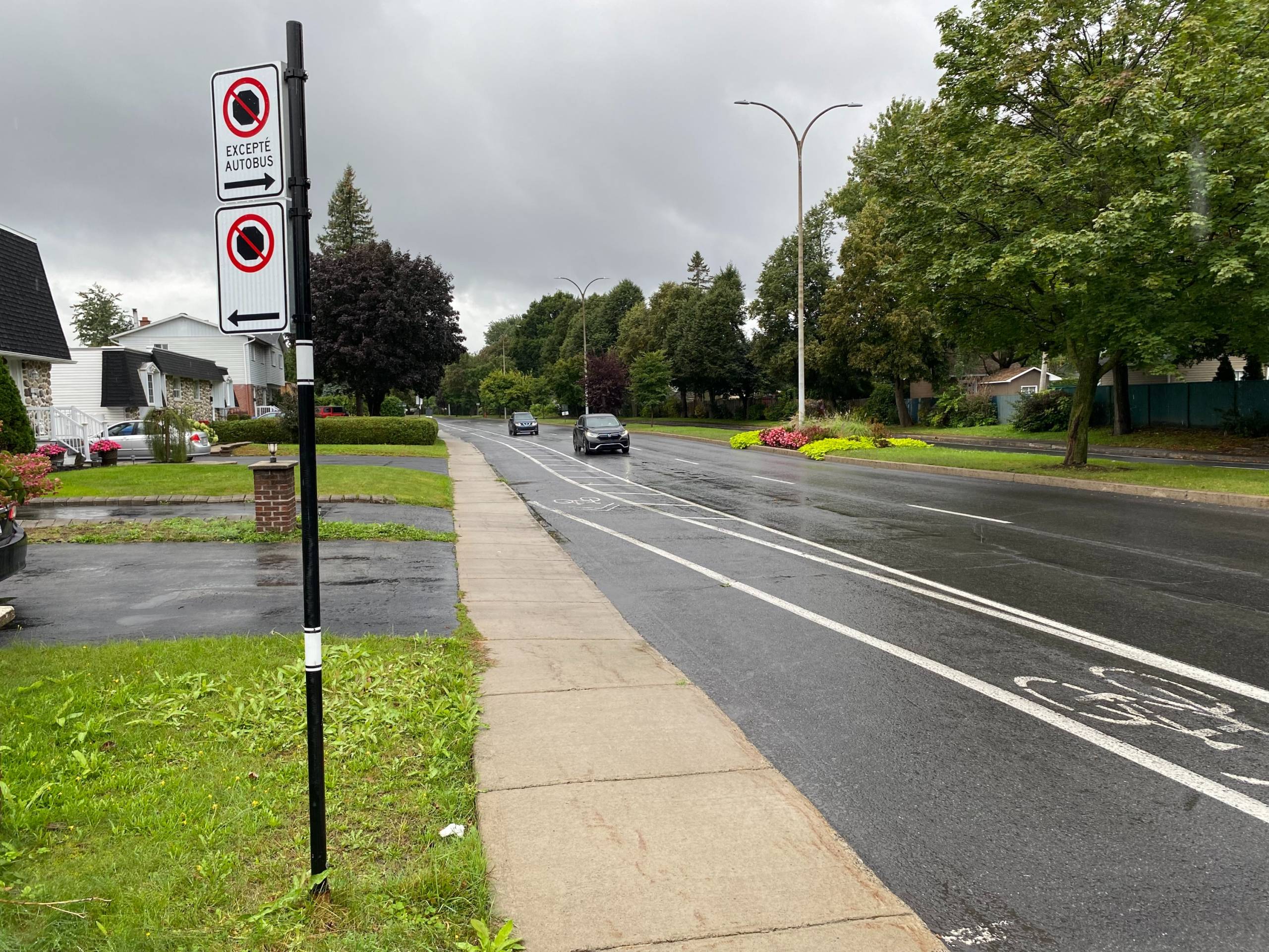 Piste cyclable Gaétan-Boucher : une signalisation installée trop tôt au goût d’un citoyen
