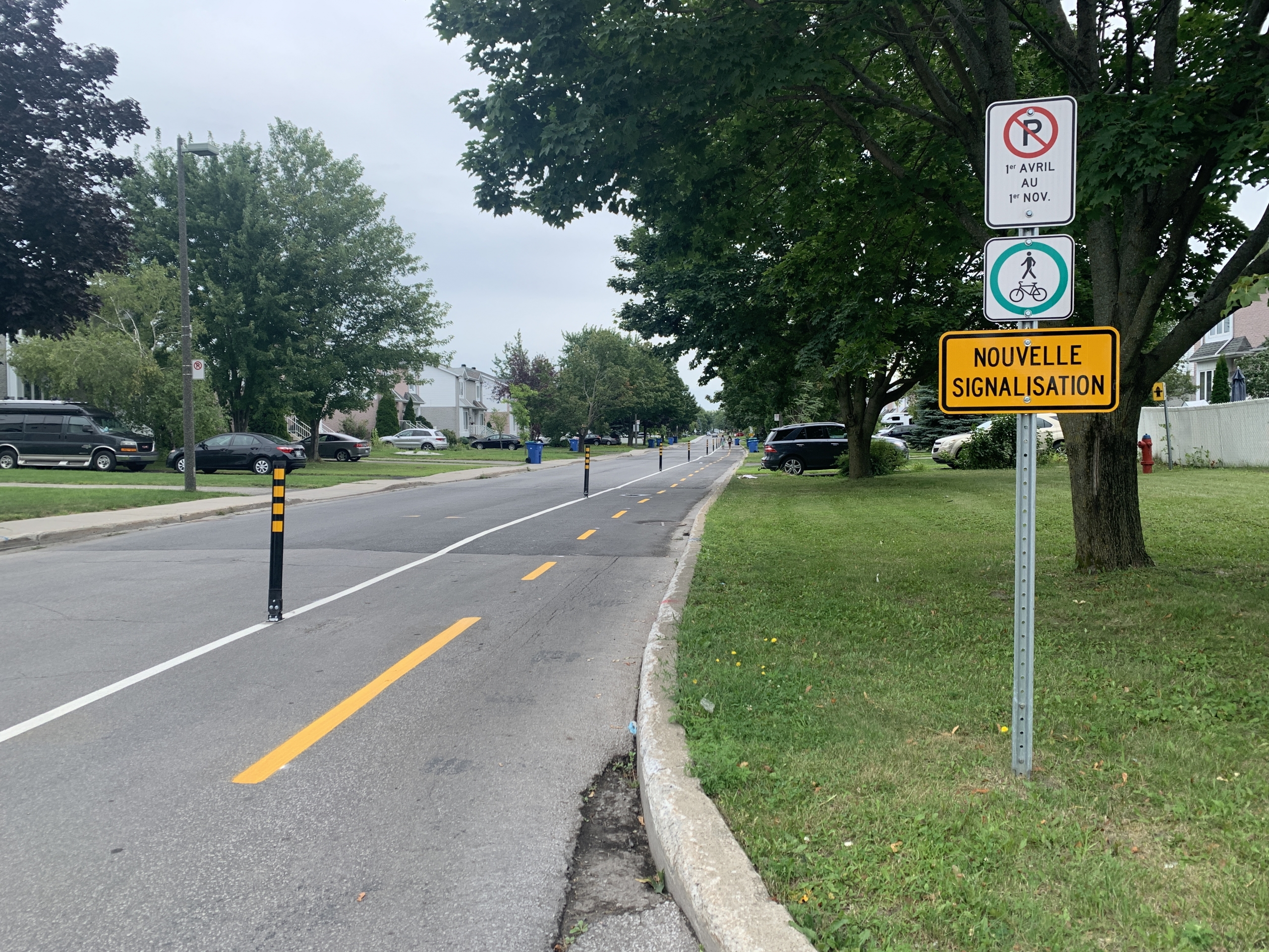 Sainte-Catherine prolonge sa piste cyclable sur le boul. Saint-Laurent