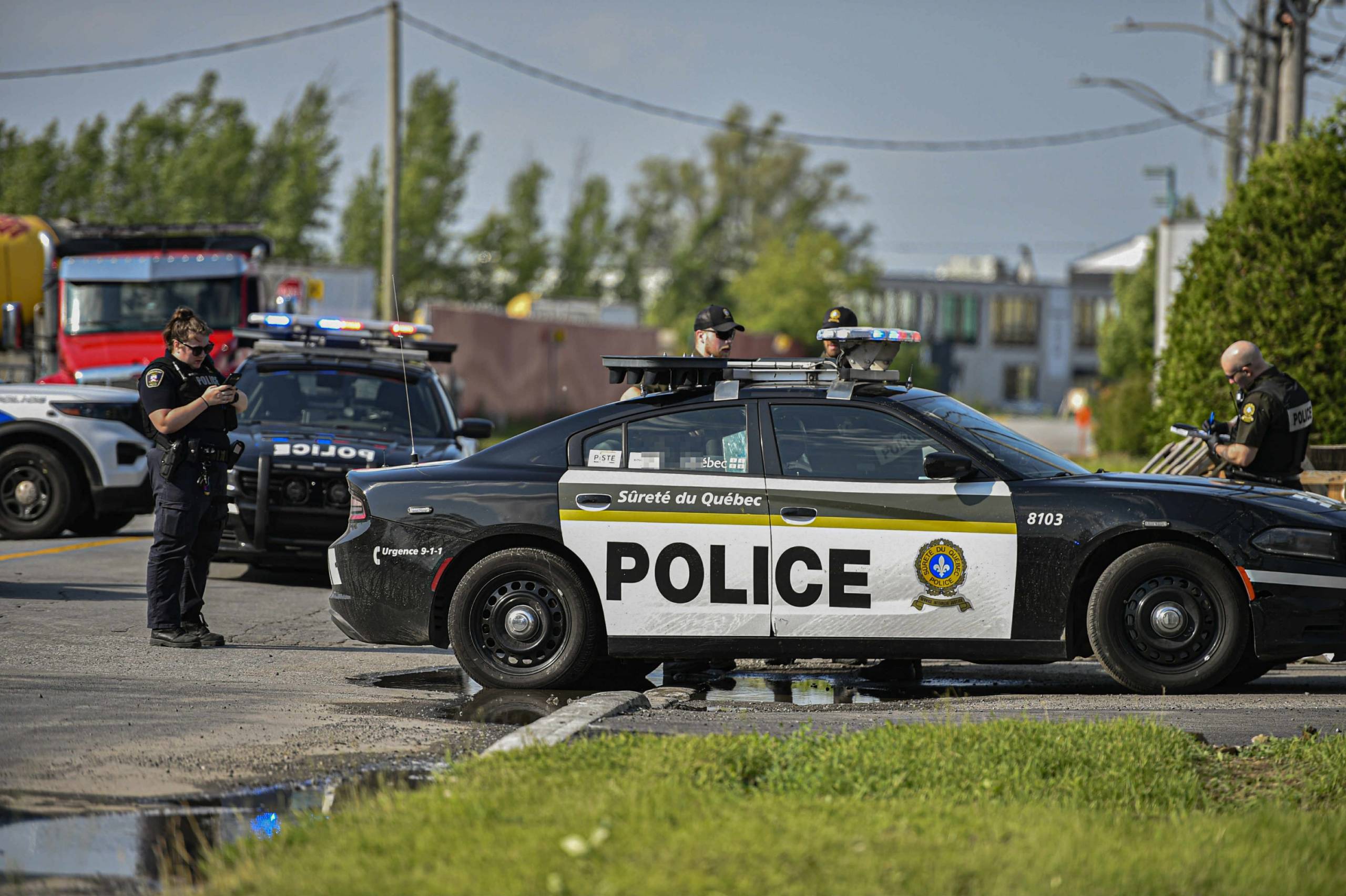 Poursuite policière : arrêté à Châteauguay au volant d’un véhicule volé