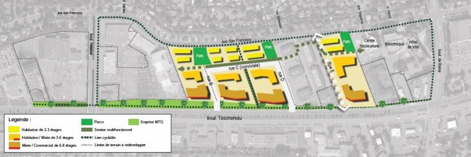 Îlot Taschereau : des propriétaires en désaccord avec la Ville