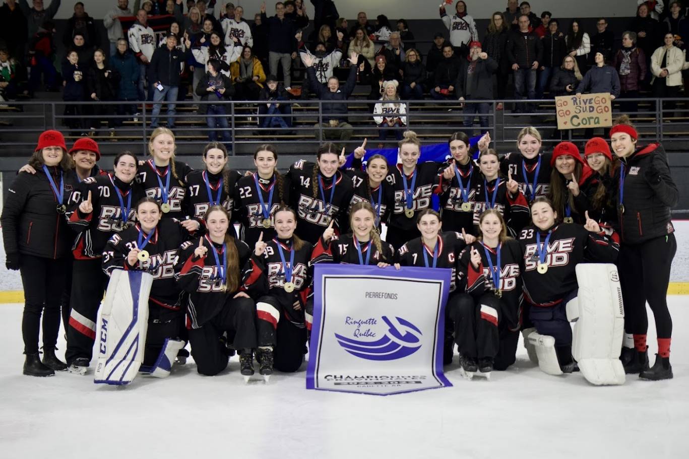 Un Championnat provincial de ringuette en or pour la Rive-Sud