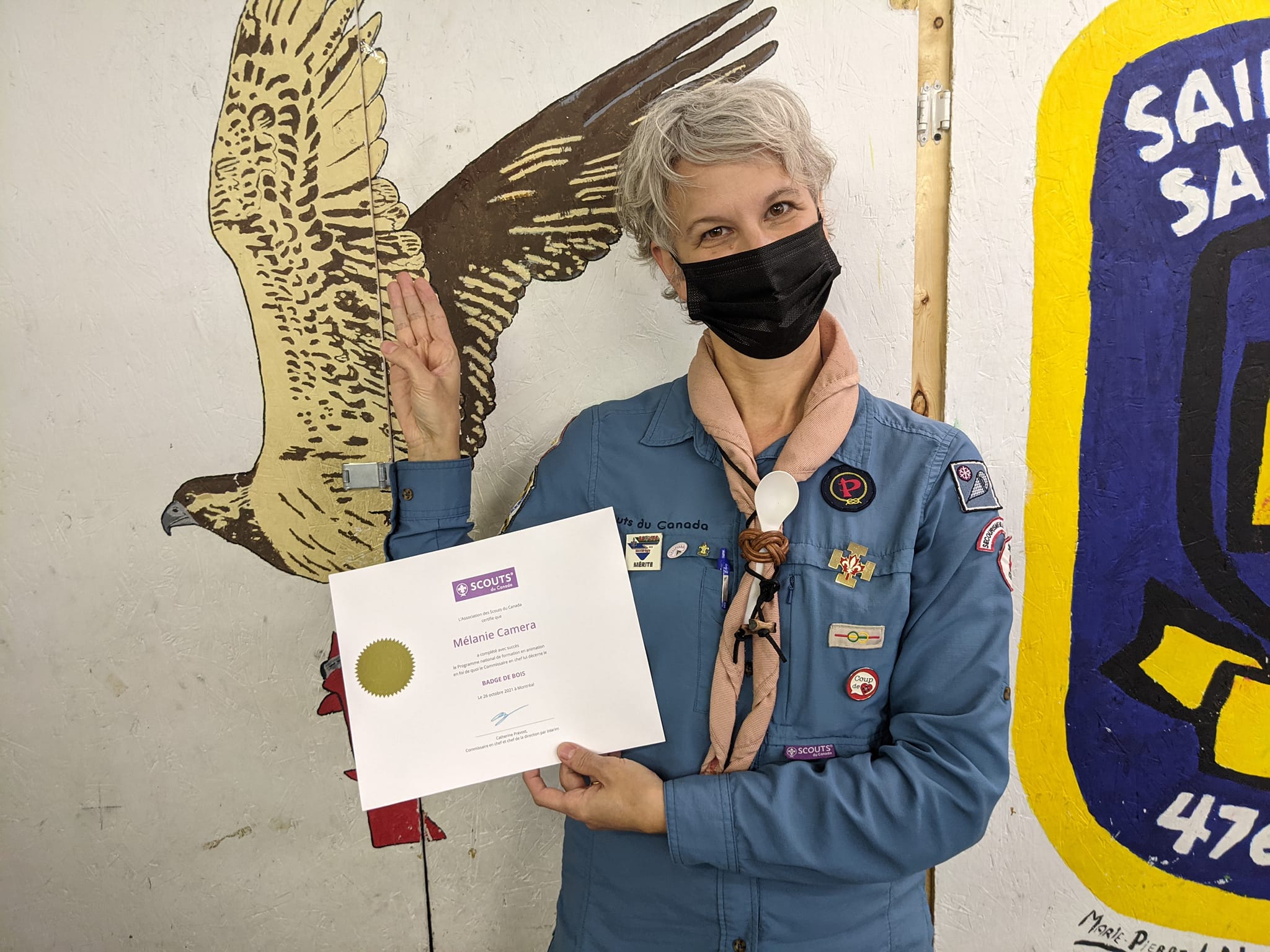 Une animatrice scoute de calibre international !