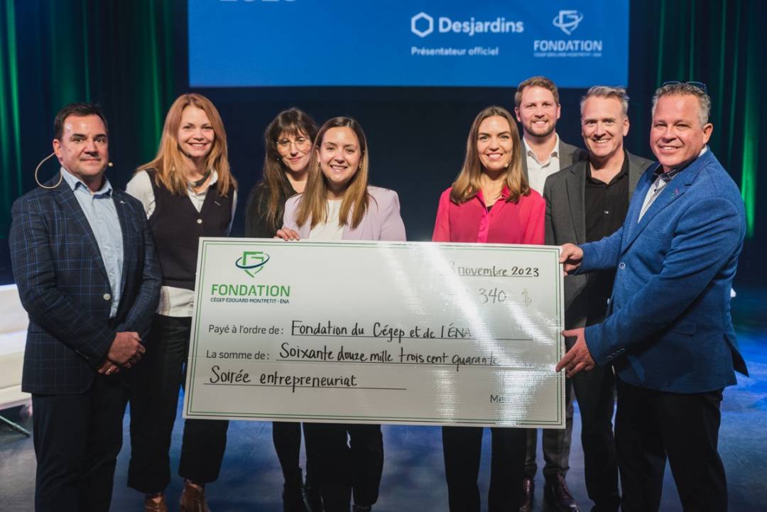 Plus de 80 000 $ pour l’entrepreneuriat étudiant au cégep Édouard-Montpetit
