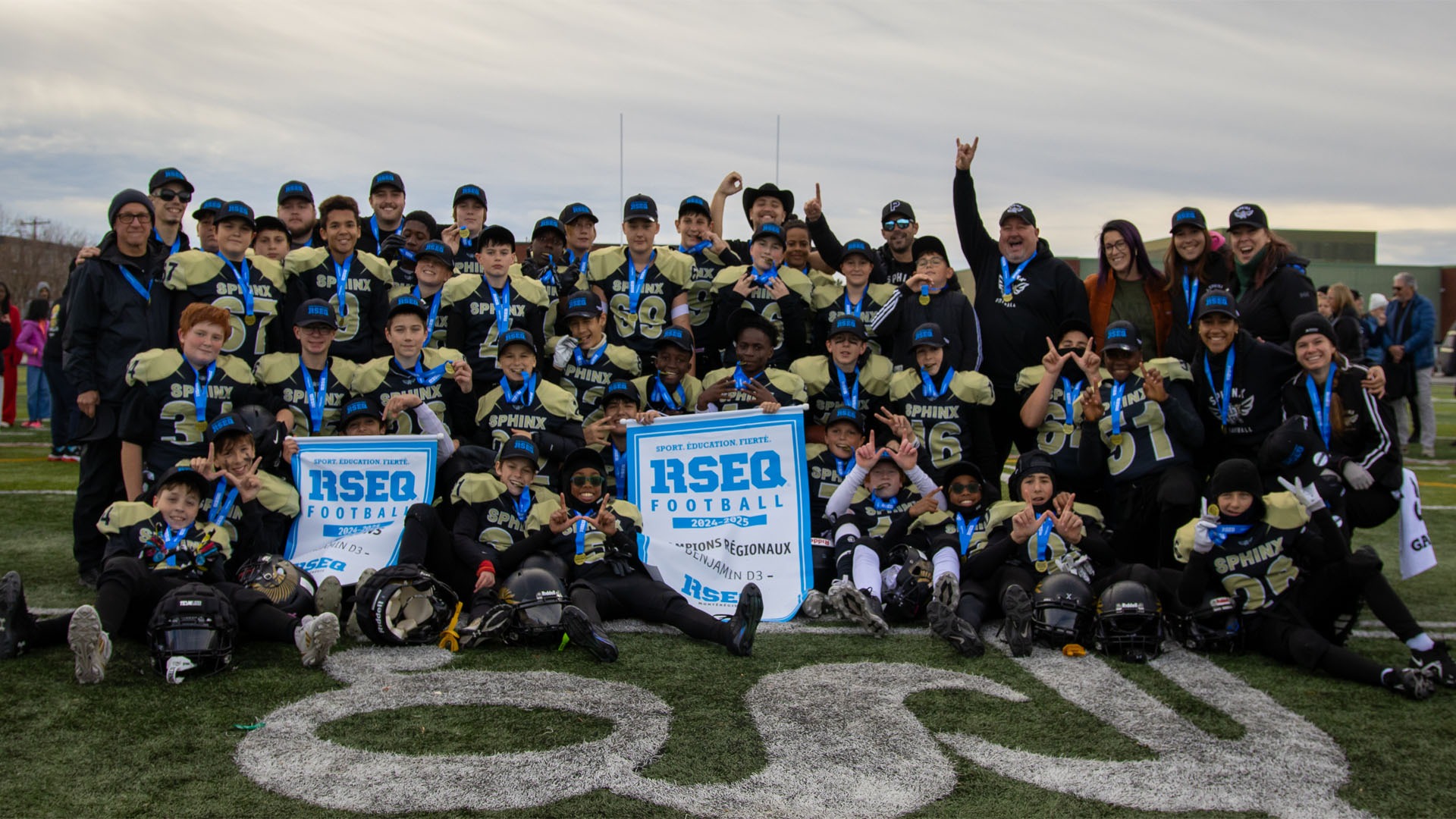 Les Sphinx de Jacques-Rousseau champions en football benjamin D3