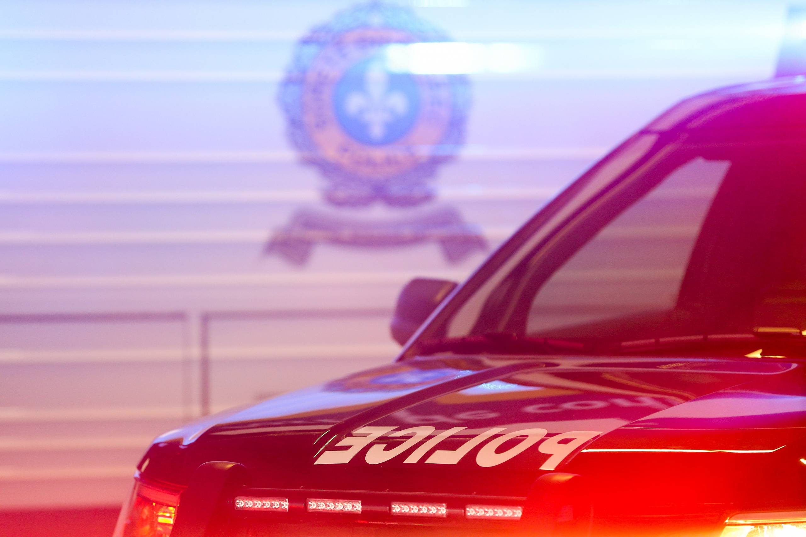 Un camion mis en portefeuille à Saint-Constant