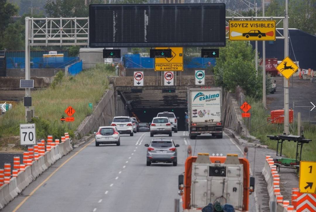 Fermeture complète de nuit du pont-tunnel