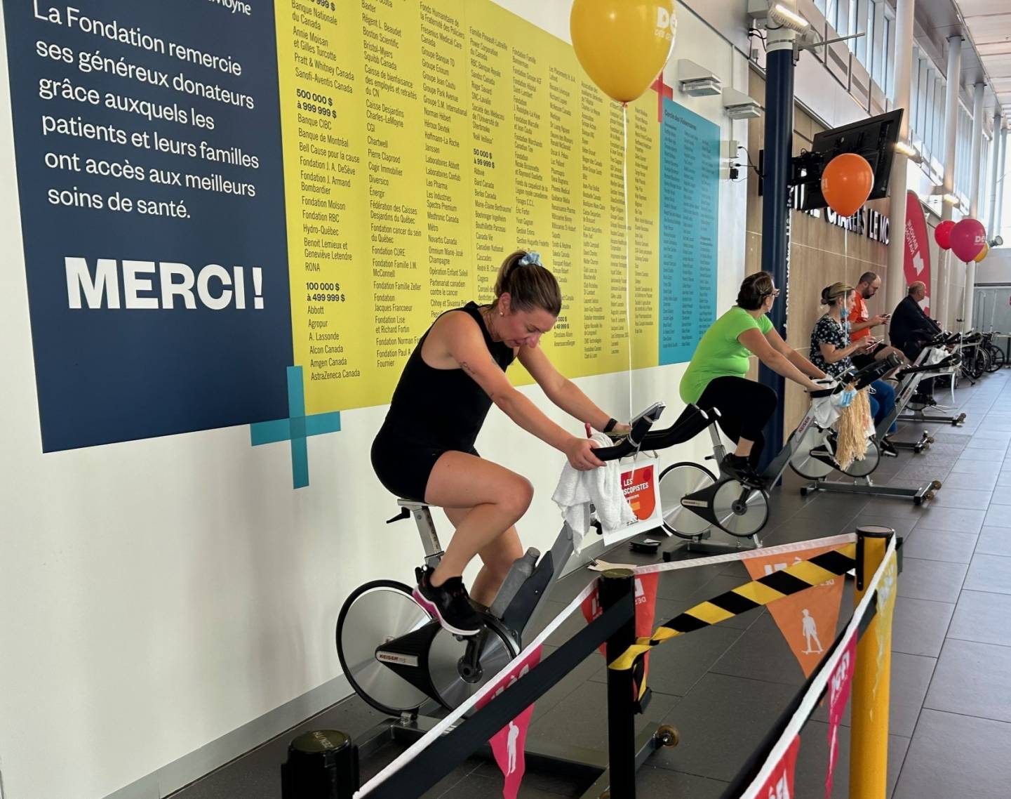 Douze heures de vélo stationnaire pour l’Hôpital Charles-Le Moyne