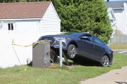 Dans une fâcheuse position après une fausse manoeuvre
