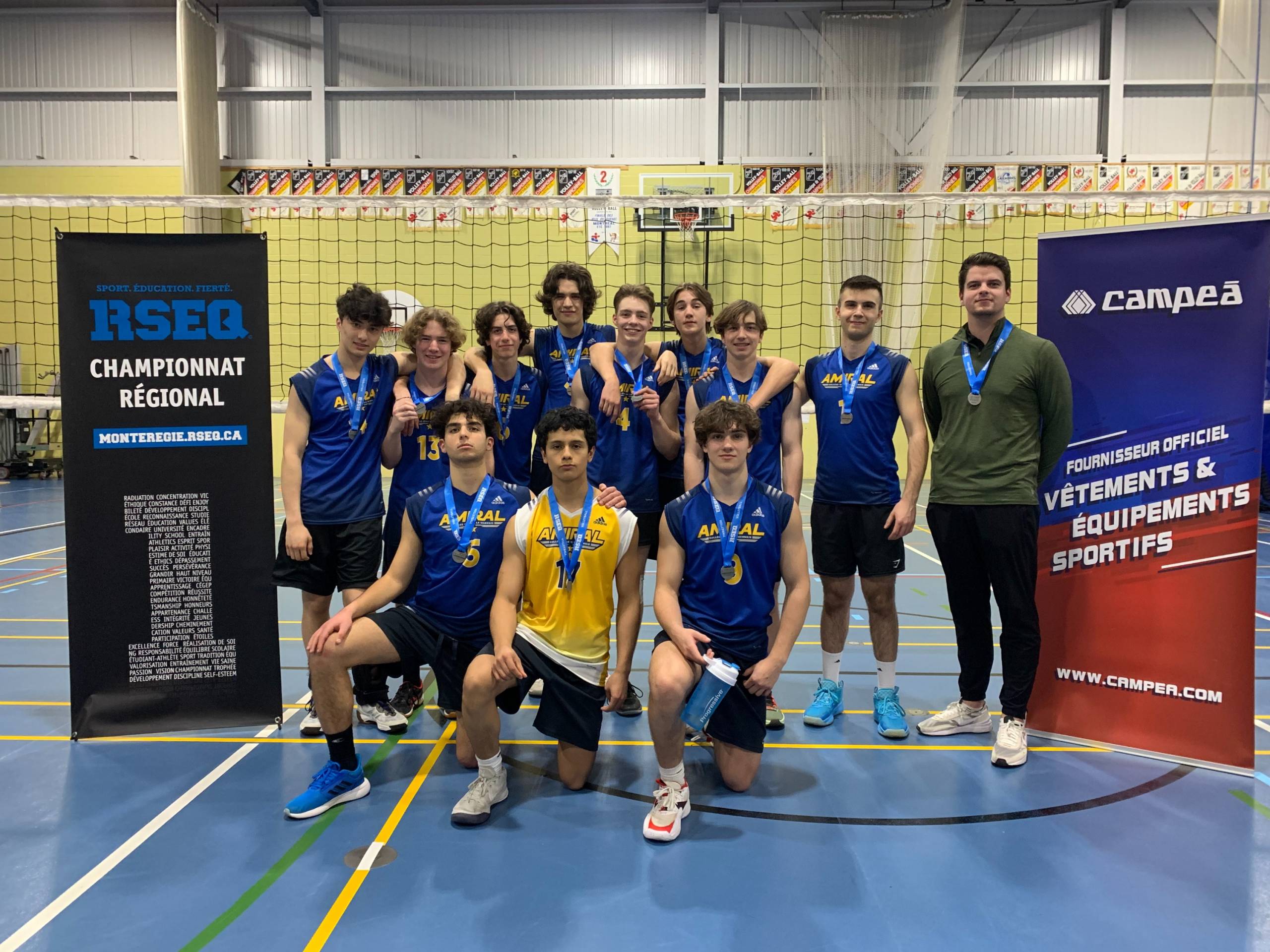 Régionaux de volleyball: Quatre podiums pour Jean de la Mennais