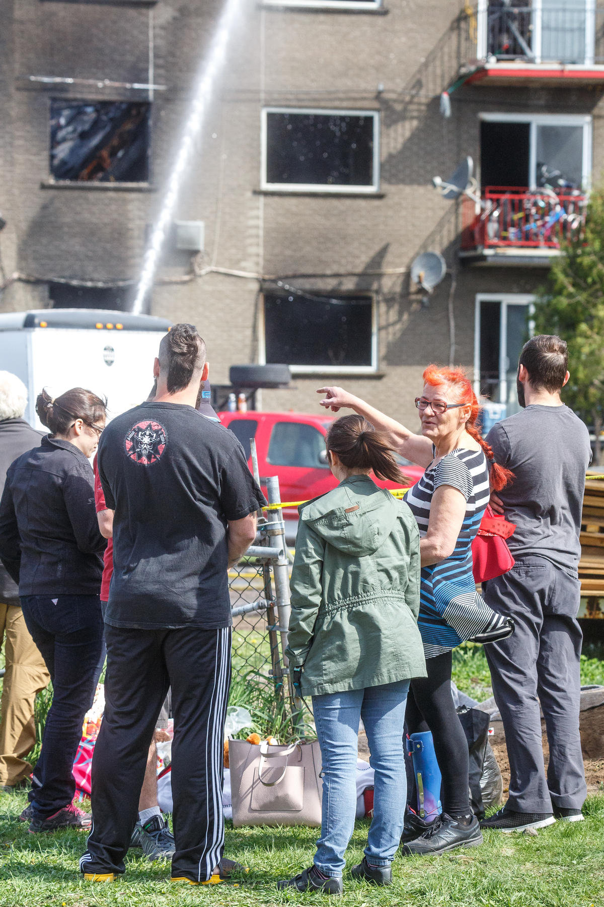 Une quarantaine de personnes se retrouvent à la rue
