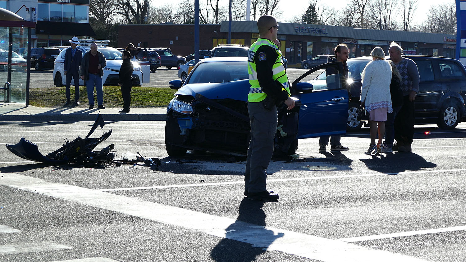 Collision sur Taschereau
