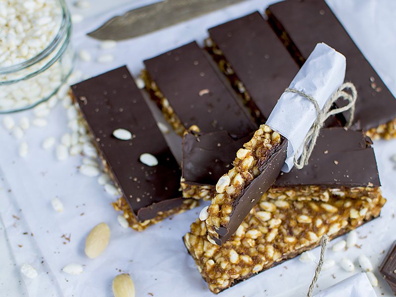 Barres aux dattes sans cuisson