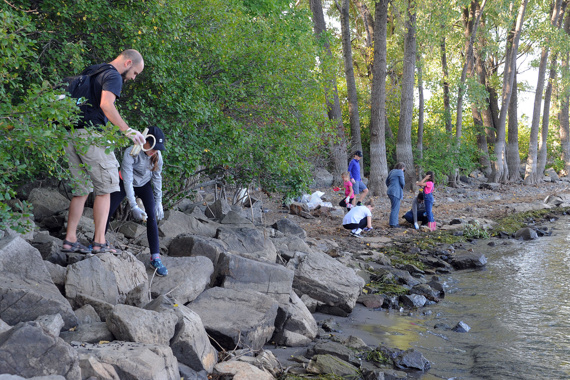 122 bénévoles ont contribué au nettoyage des berges du Saint-Laurent