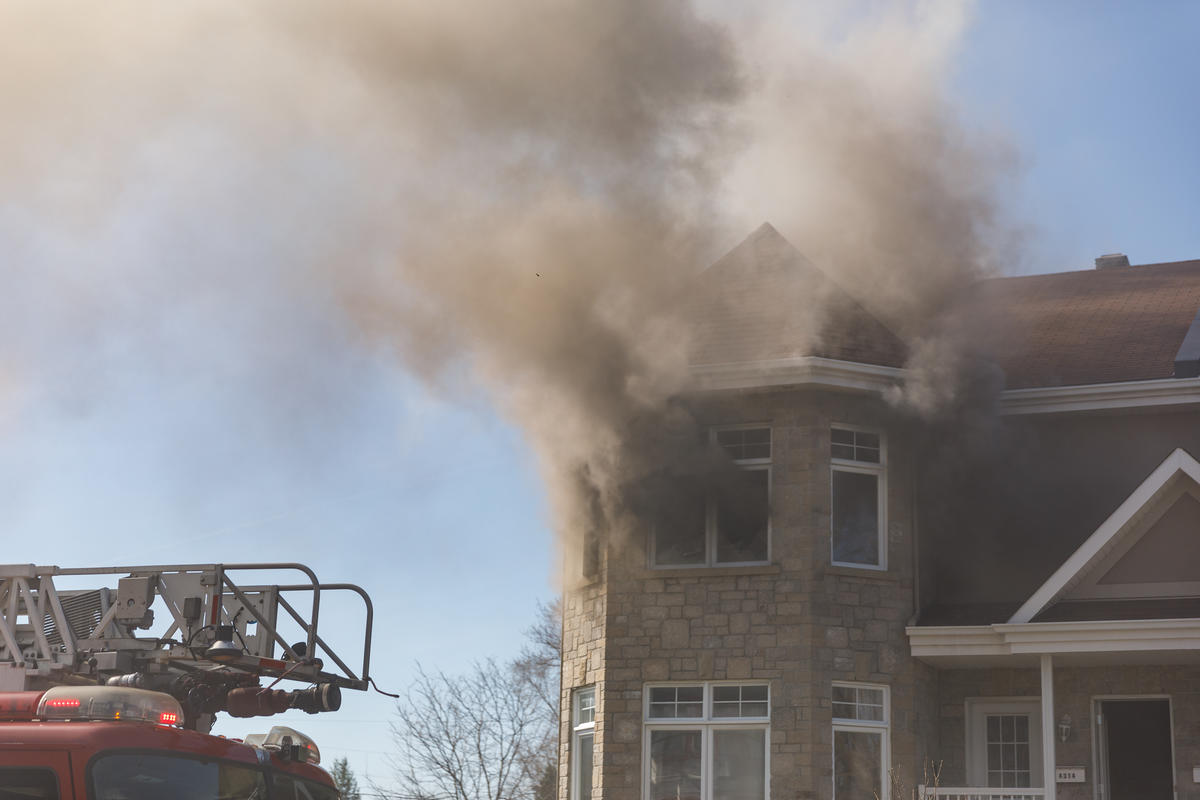 Un feu causé par un « sent-bon »