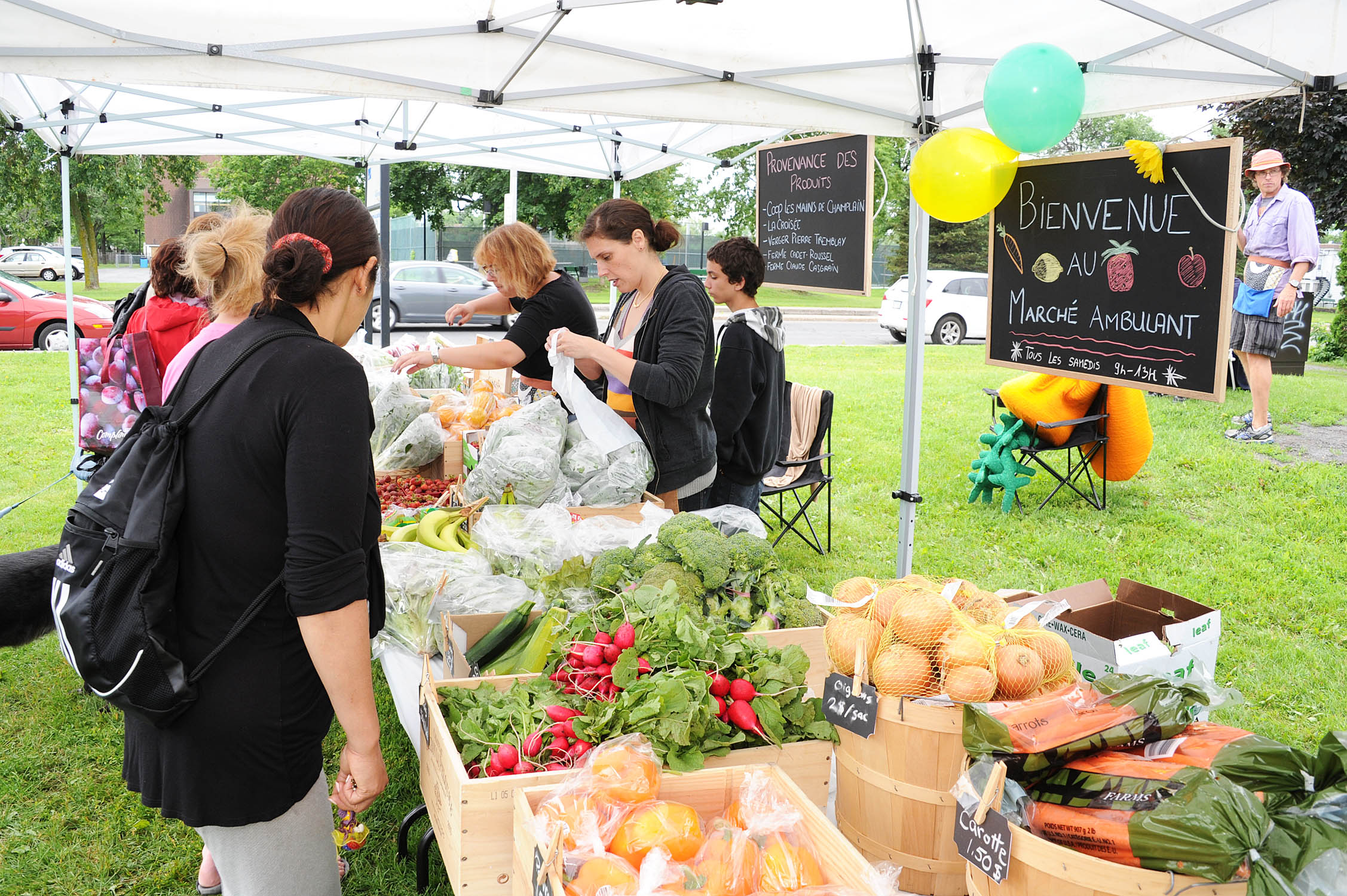 Plusieurs marchés ambulants cet été
