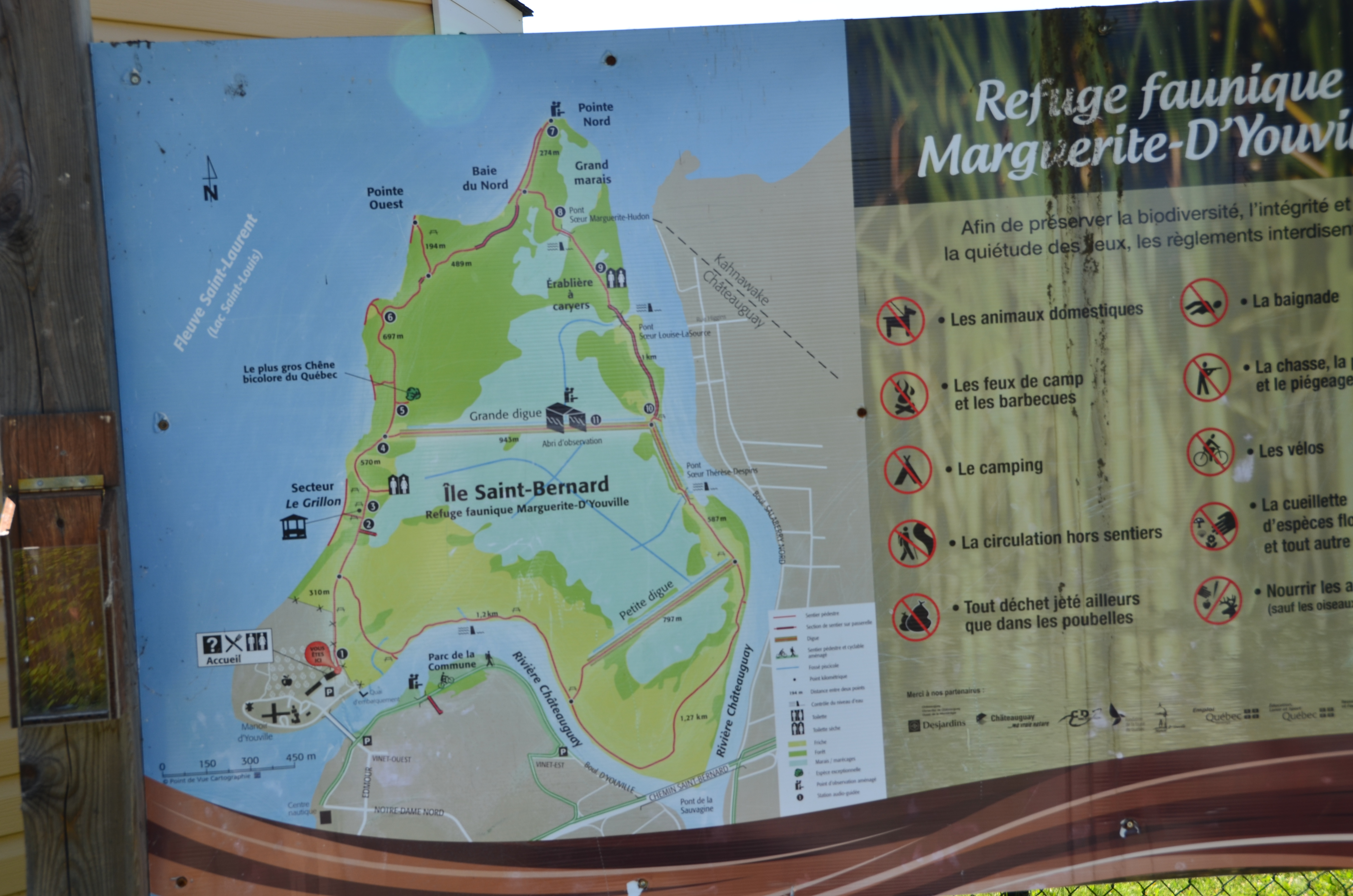 Course dans l’île Saint-Bernard