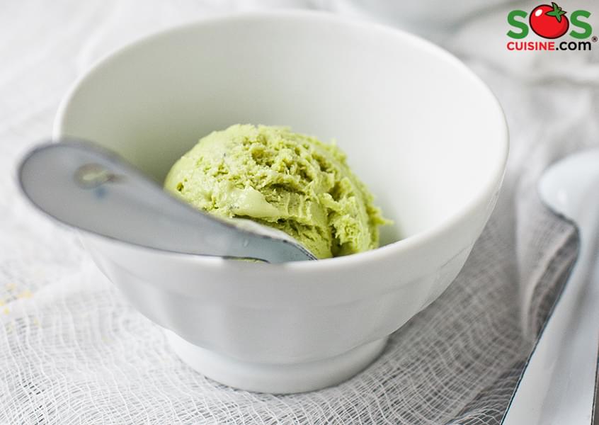 Crème glacée au thé vert