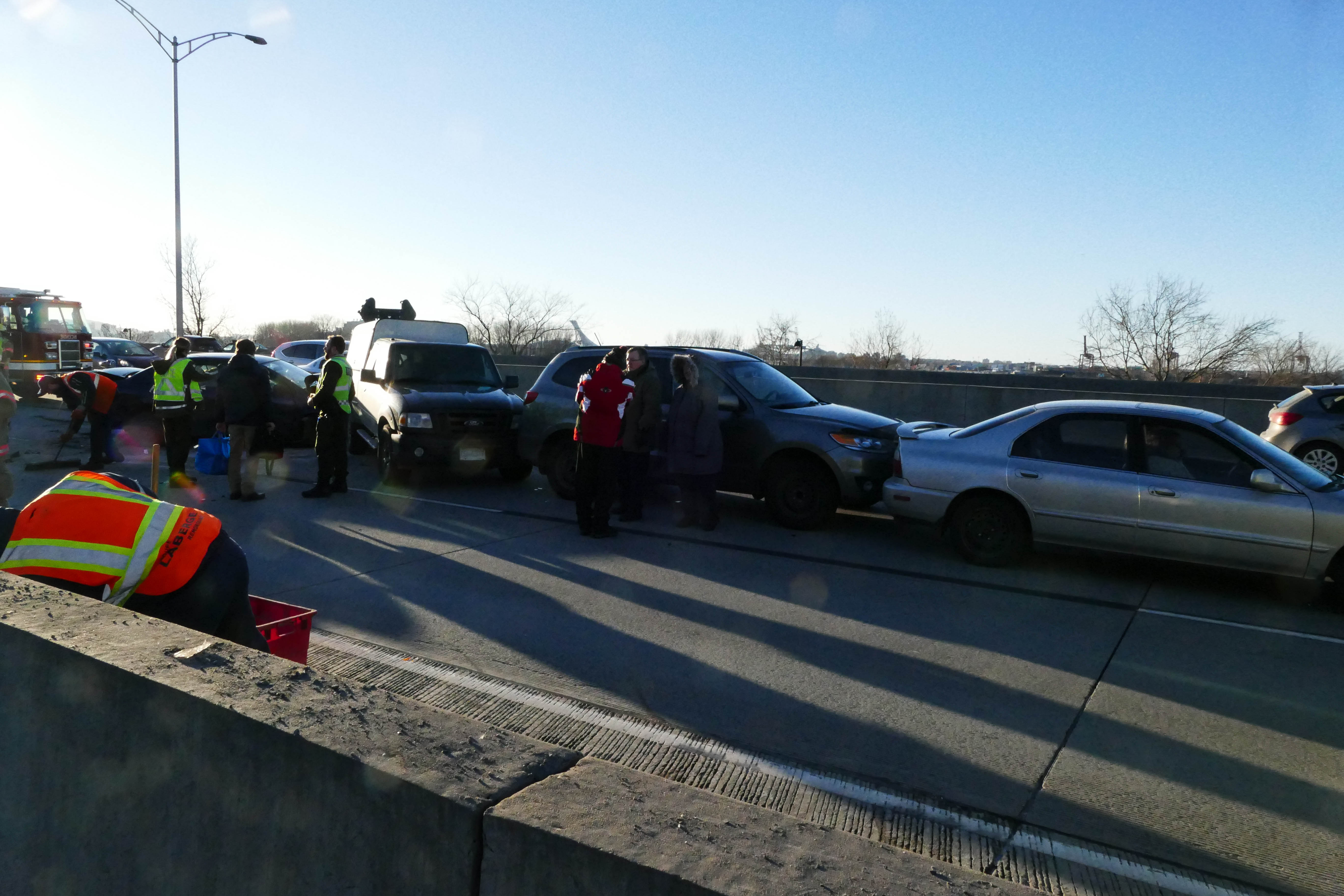 Accident sur la 132