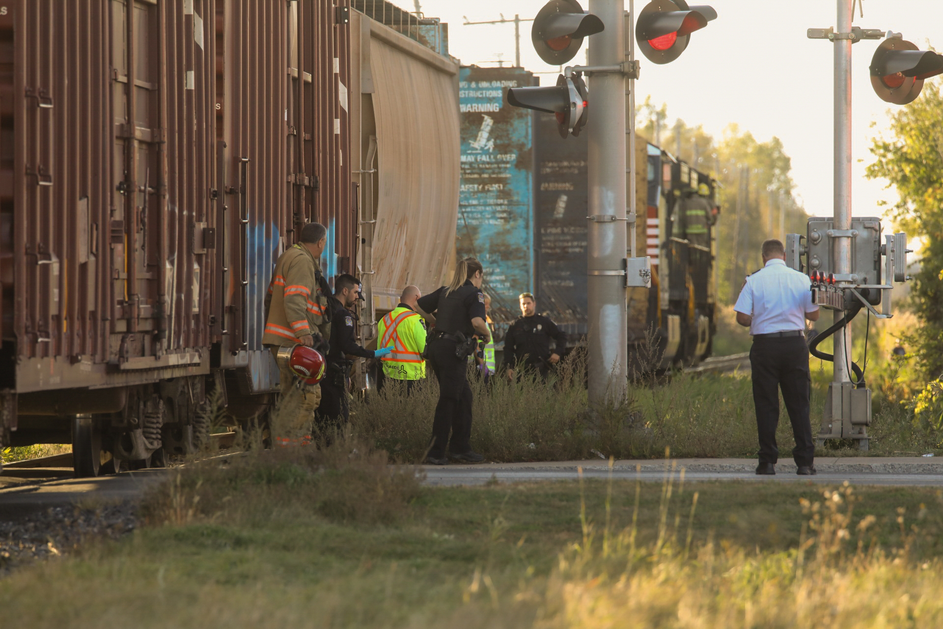 Un homme happé par un train à Saint-Hubert