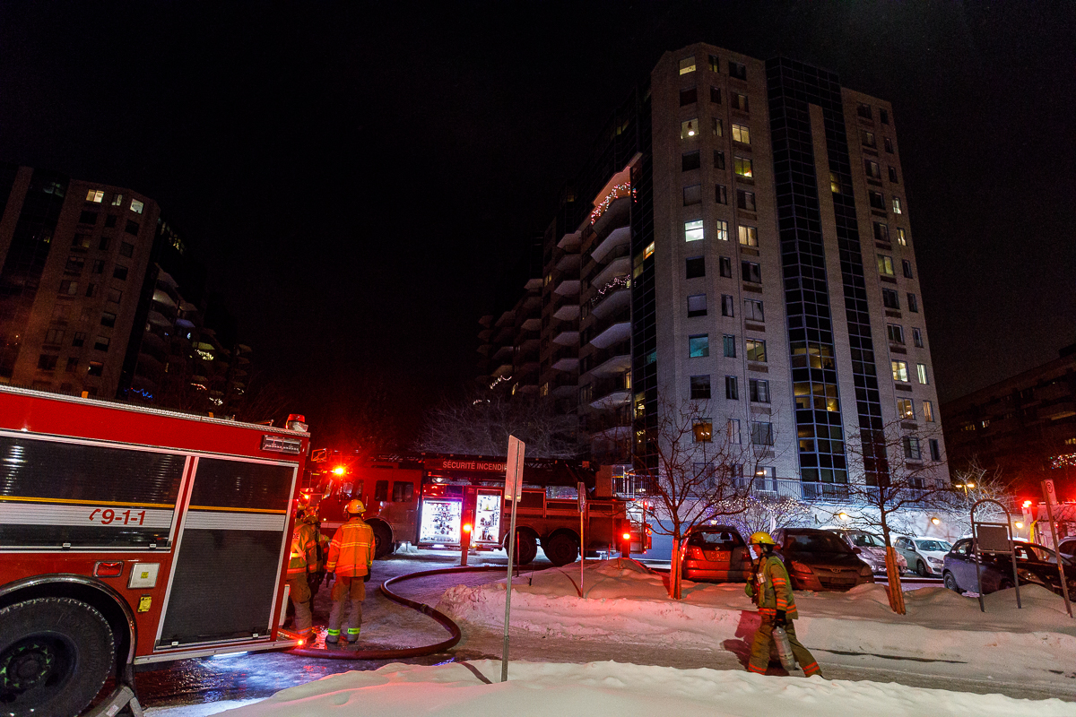 Un incendie fait une victime dans un immeuble de Saint-Lambert