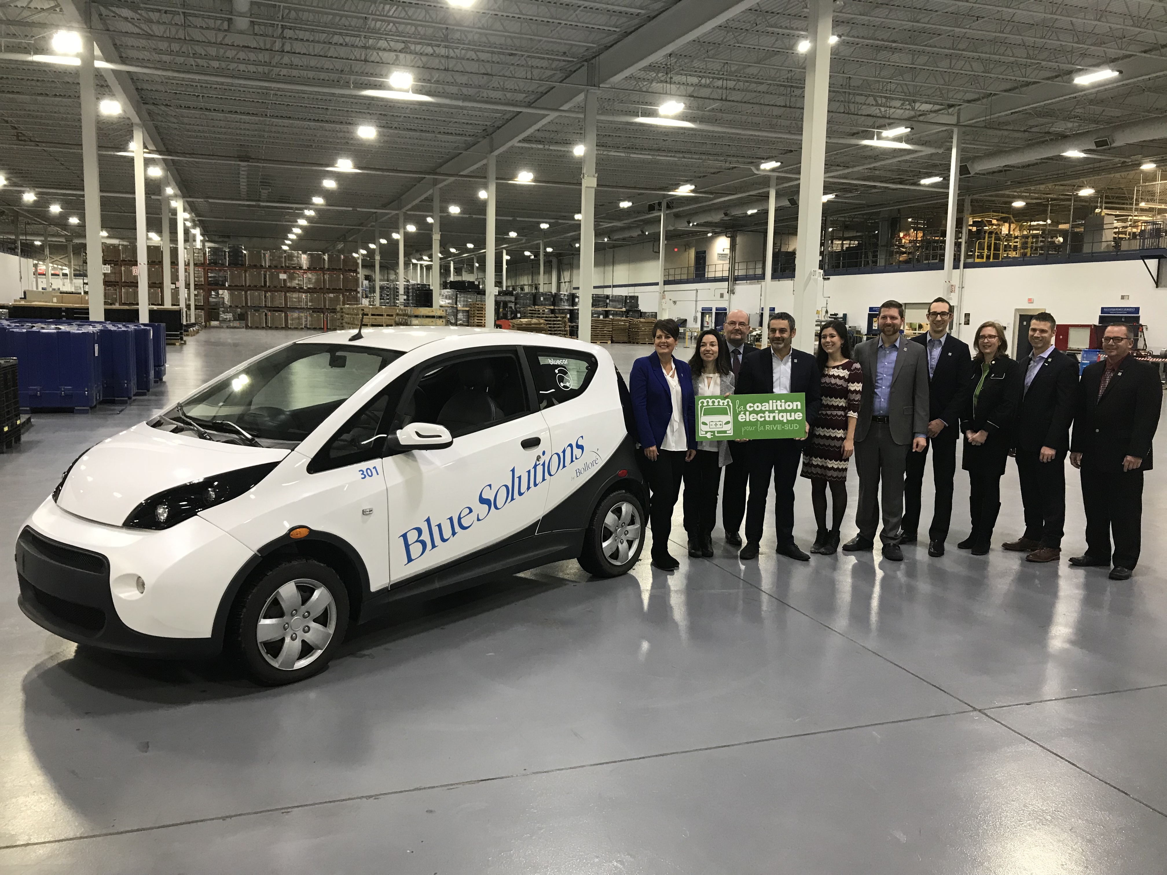 La coalition électrique de la Rive-Sud visite une entreprise de Boucherville