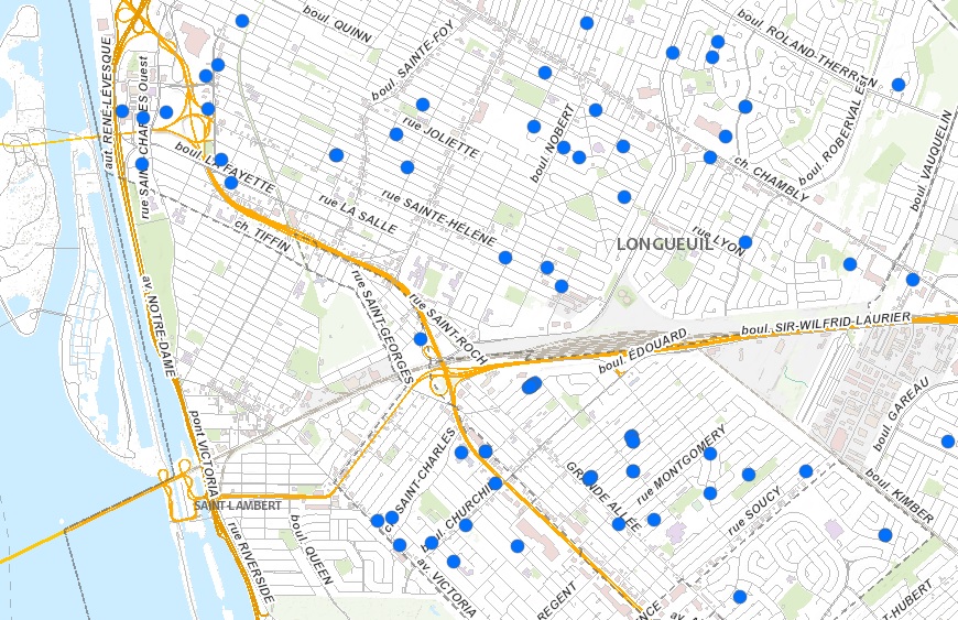 Longueuil: une carte interactive recense les permis de construction et certificats d’autorisation