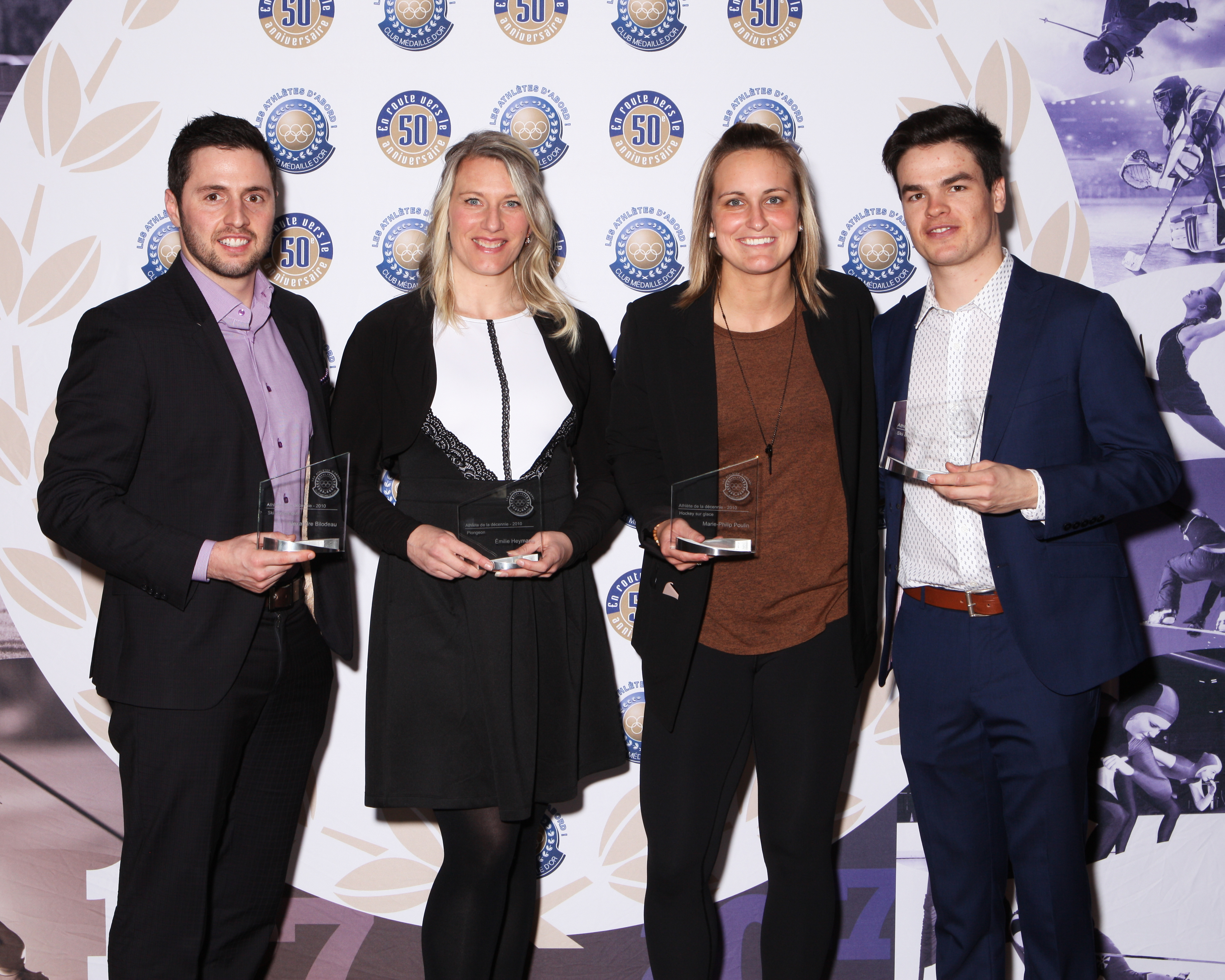 Heymans et Huot honorés par le Club de la médaille d’or