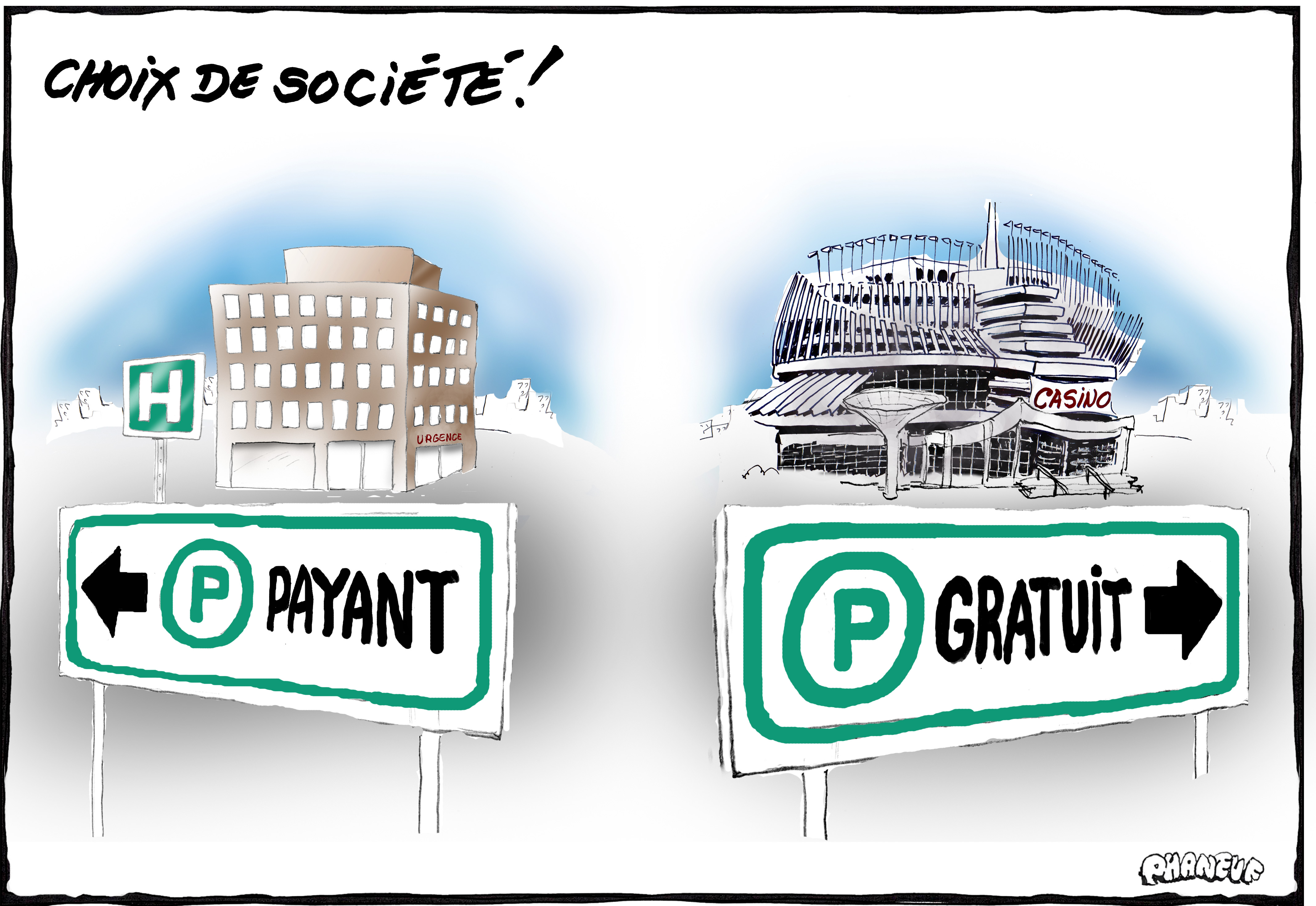 La caricature de la semaine