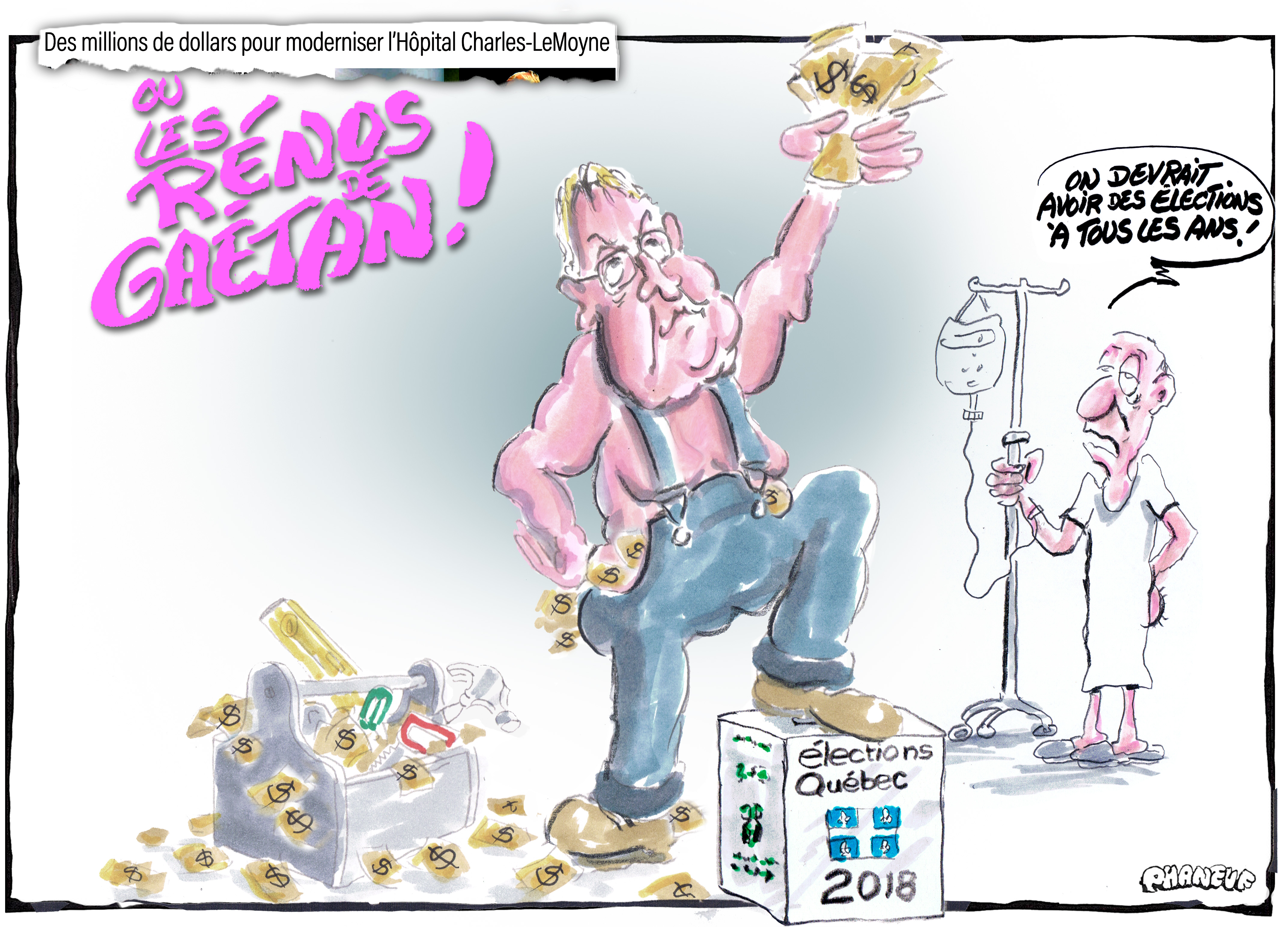 La caricature de la semaine