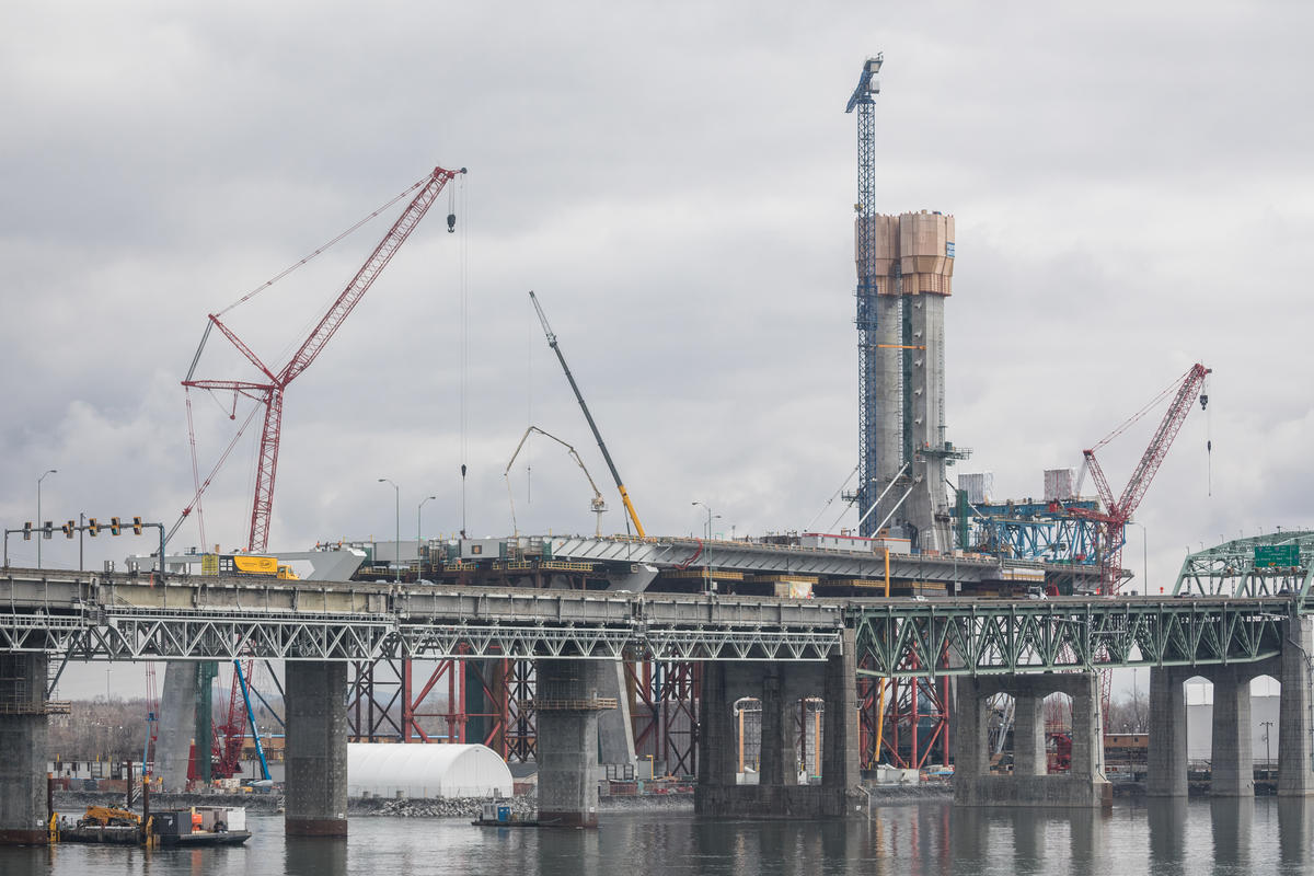 Chantier du pont Champlain: 63 incidents depuis le début des travaux