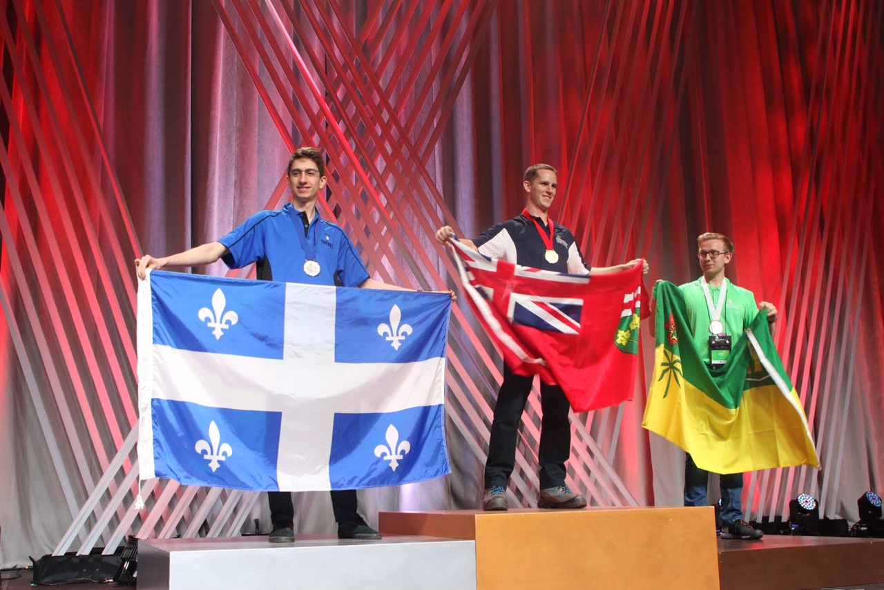 Un étudiant de l’ÉNA médaillé aux Olympiades canadiennes des métiers et technologies