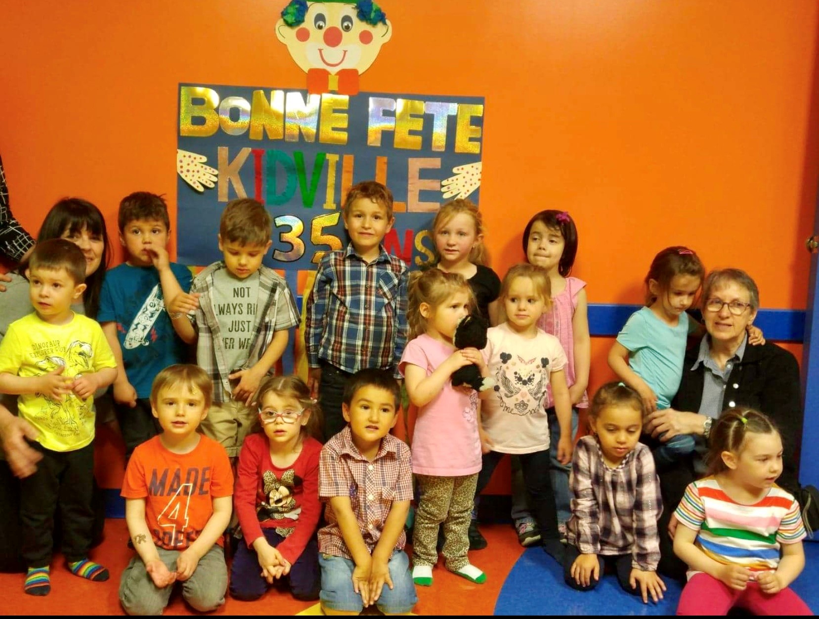 Kidville: présent et actif pour les jeunes depuis 35 ans