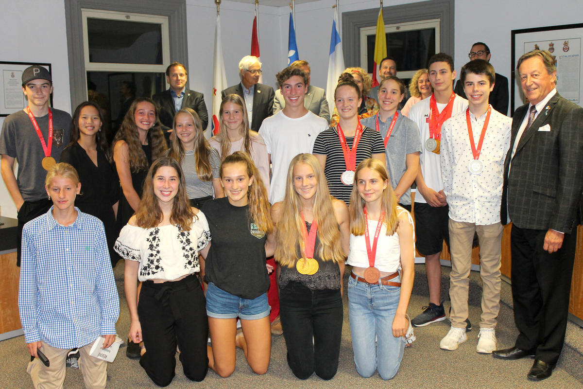 Les athlètes des Jeux du Québec honorés à Saint-Lambert