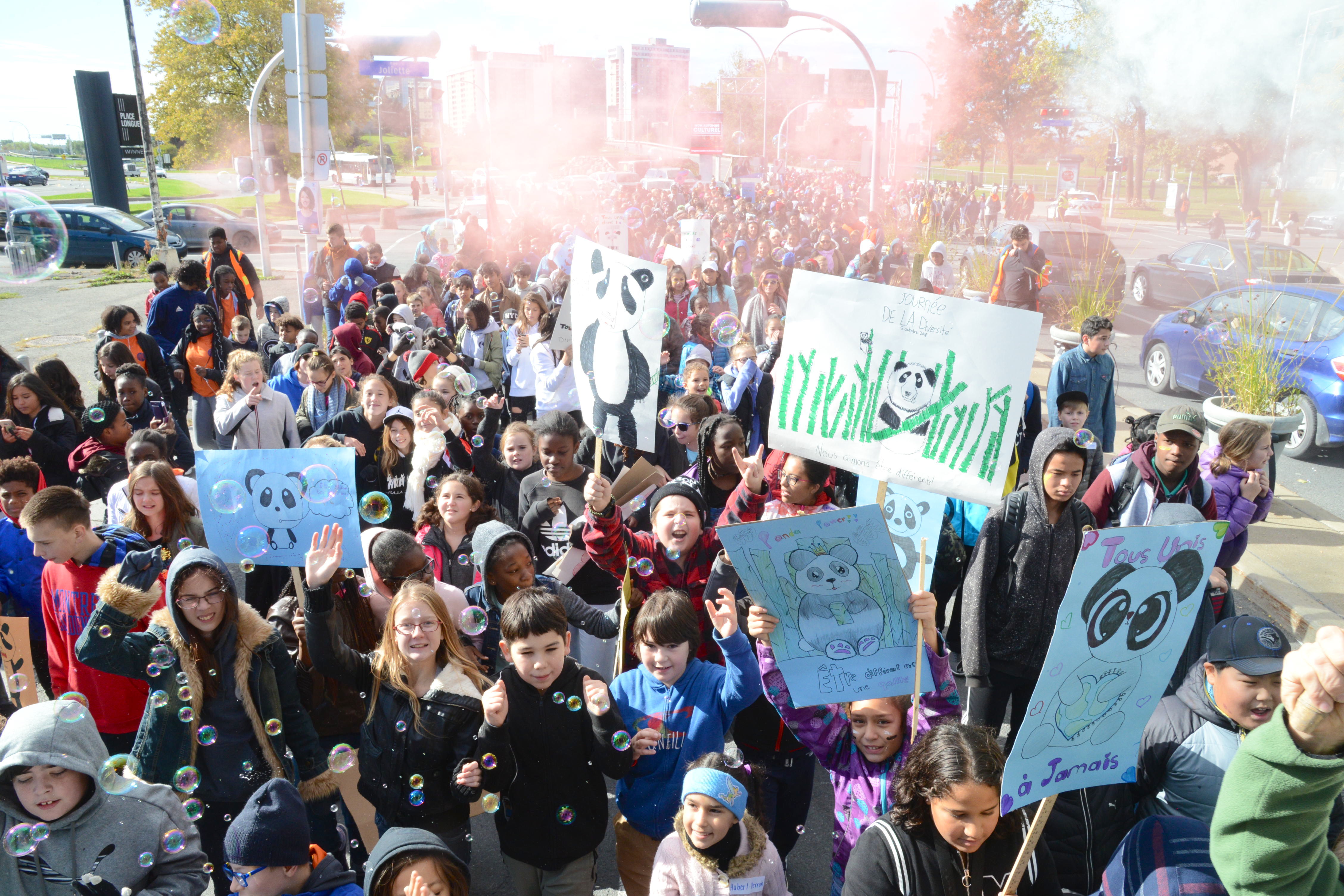 Marcher pour promouvoir la diversité