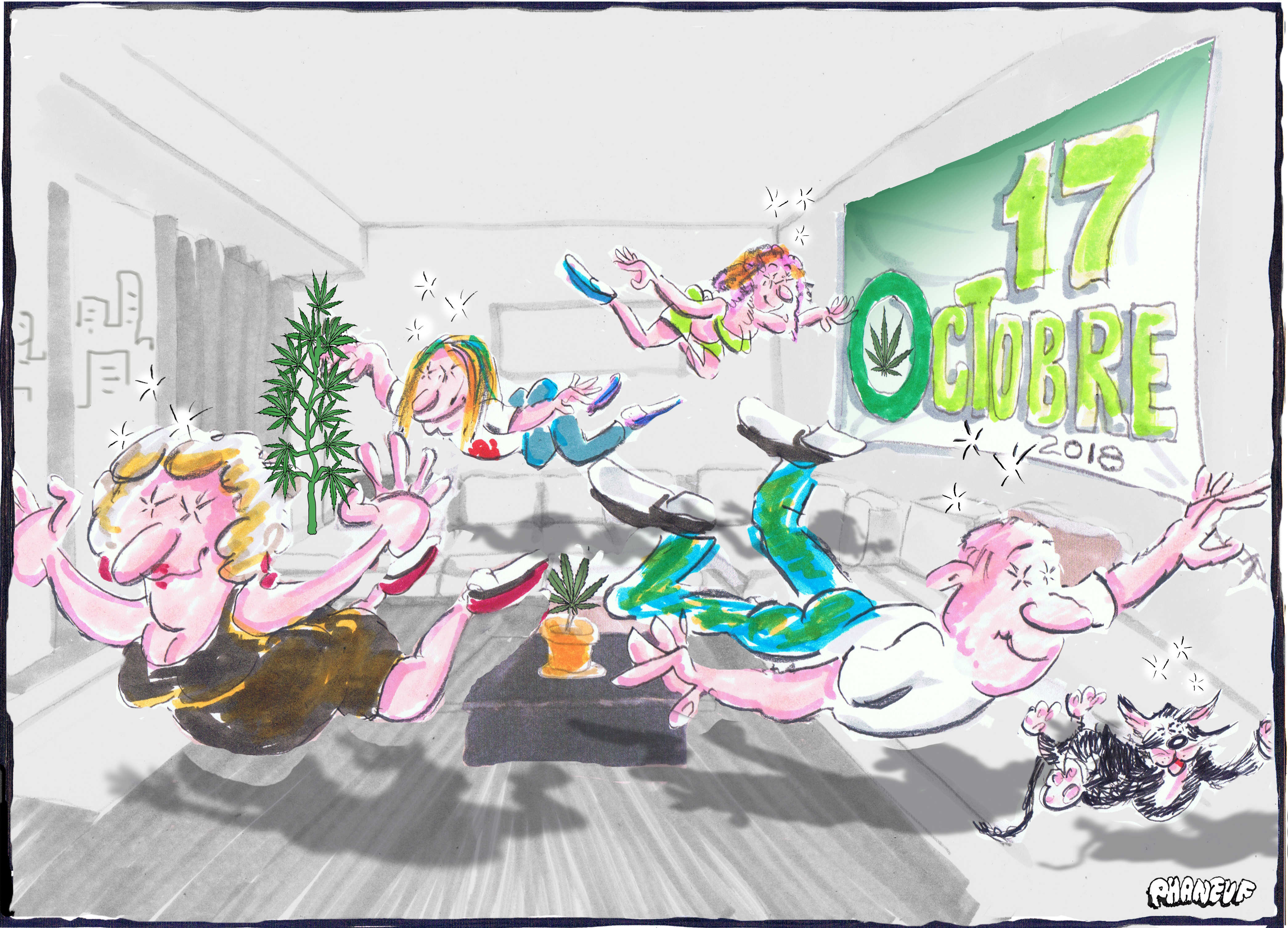 La caricature de Jean-Marc Phaneuf