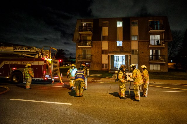 Feu de salon rapidement maîtrisé sur la rue Milan
