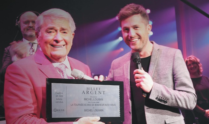 Plus de 25 000 billets vendus pour Michel Louvain