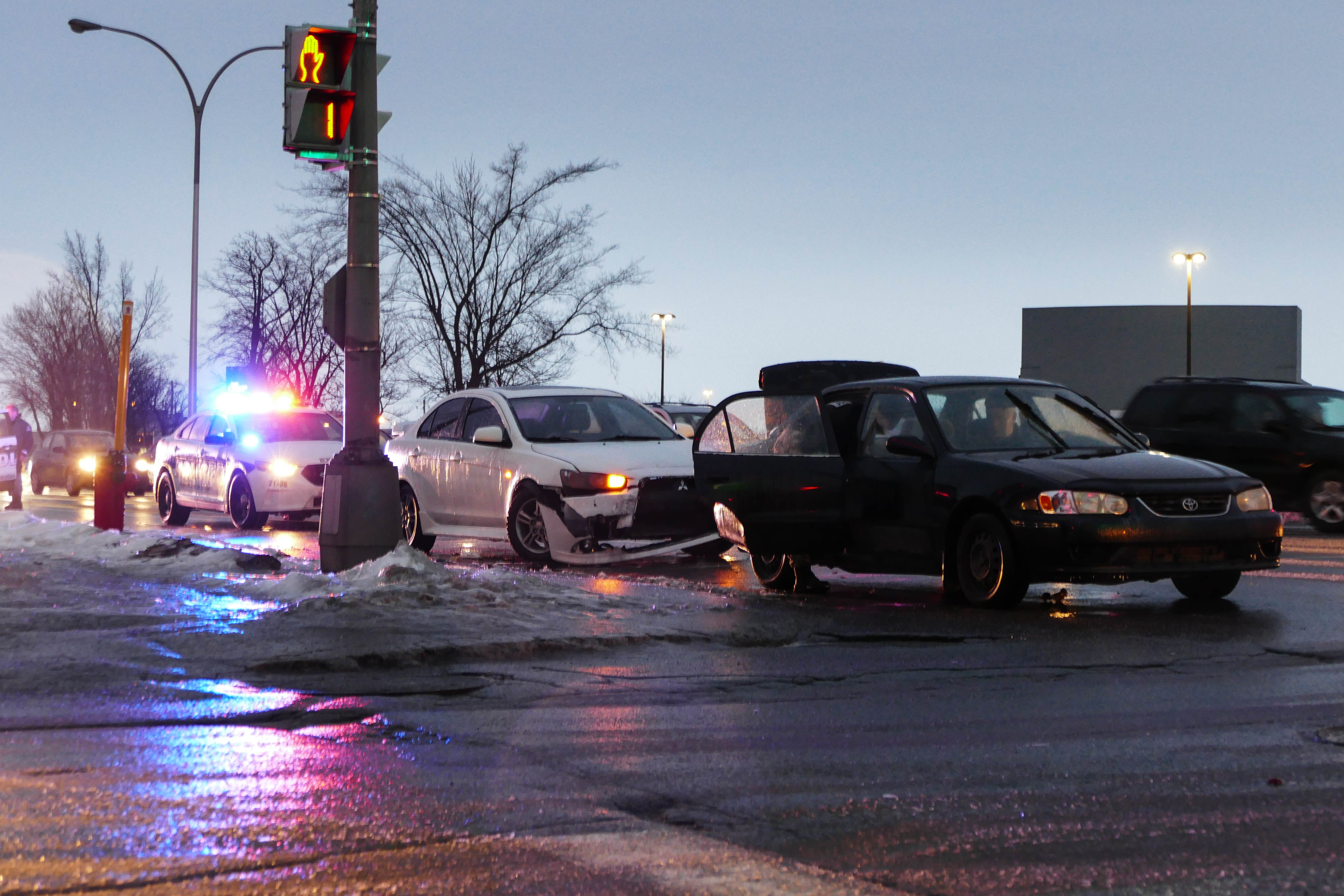 Accidents nombreux sur les routes