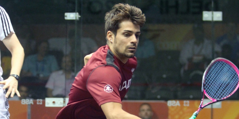 Shawn Delierre se démarque sur la scène mondiale du squash