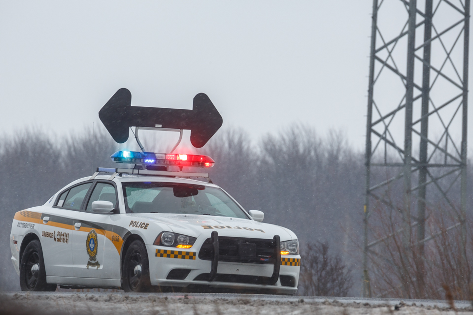 Capotage près du Quartier DIX30