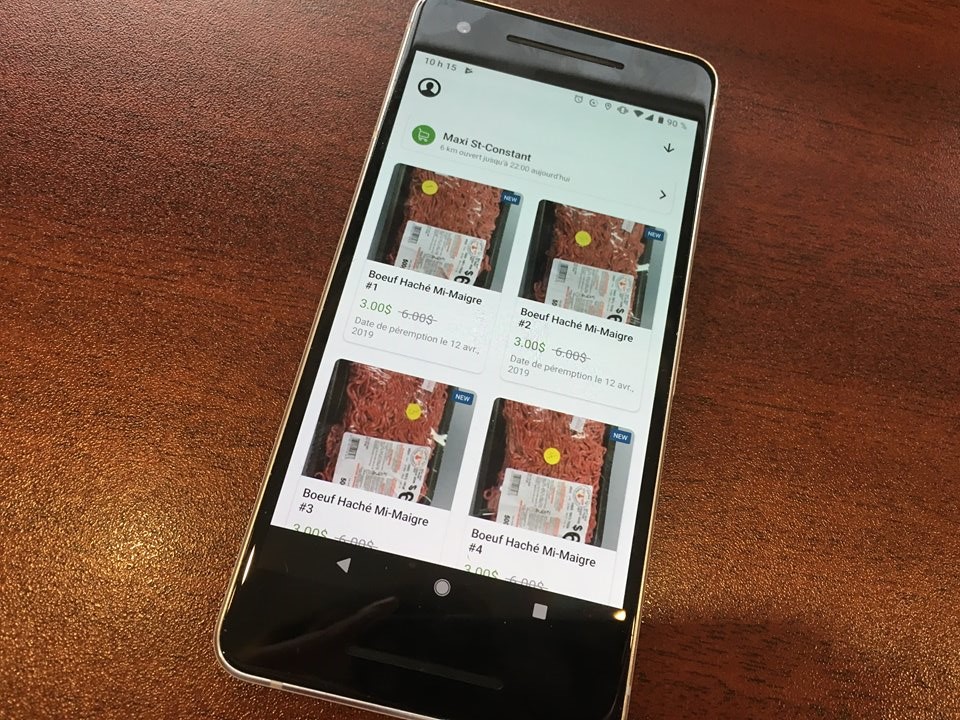 Une application pour acheter des produits presque périmés en épicerie