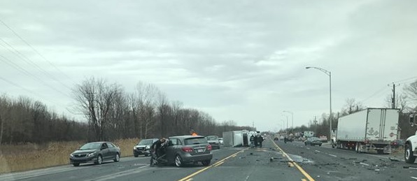 Accident à Kahnawake: possiblement une distraction