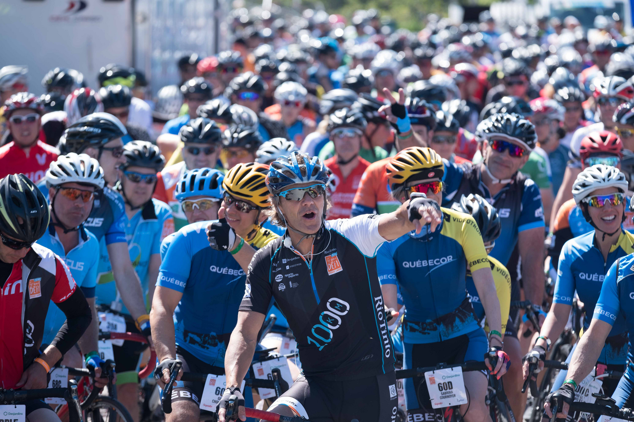 Le 1000 km du Grand défi Pierre Lavoie s’arrête à Brossard