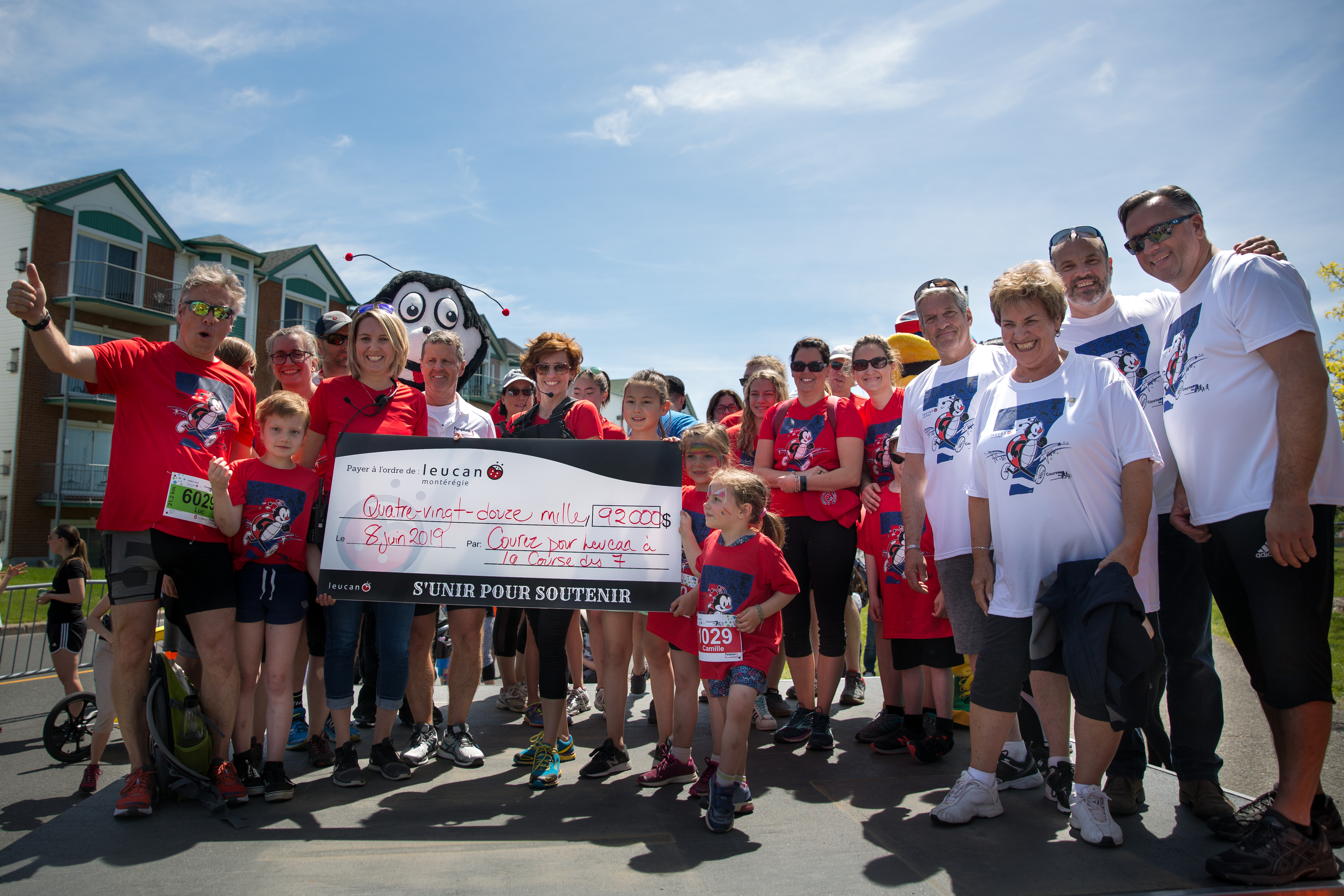 92 000$ amassés à Courez pour Leucan à la Course des 7