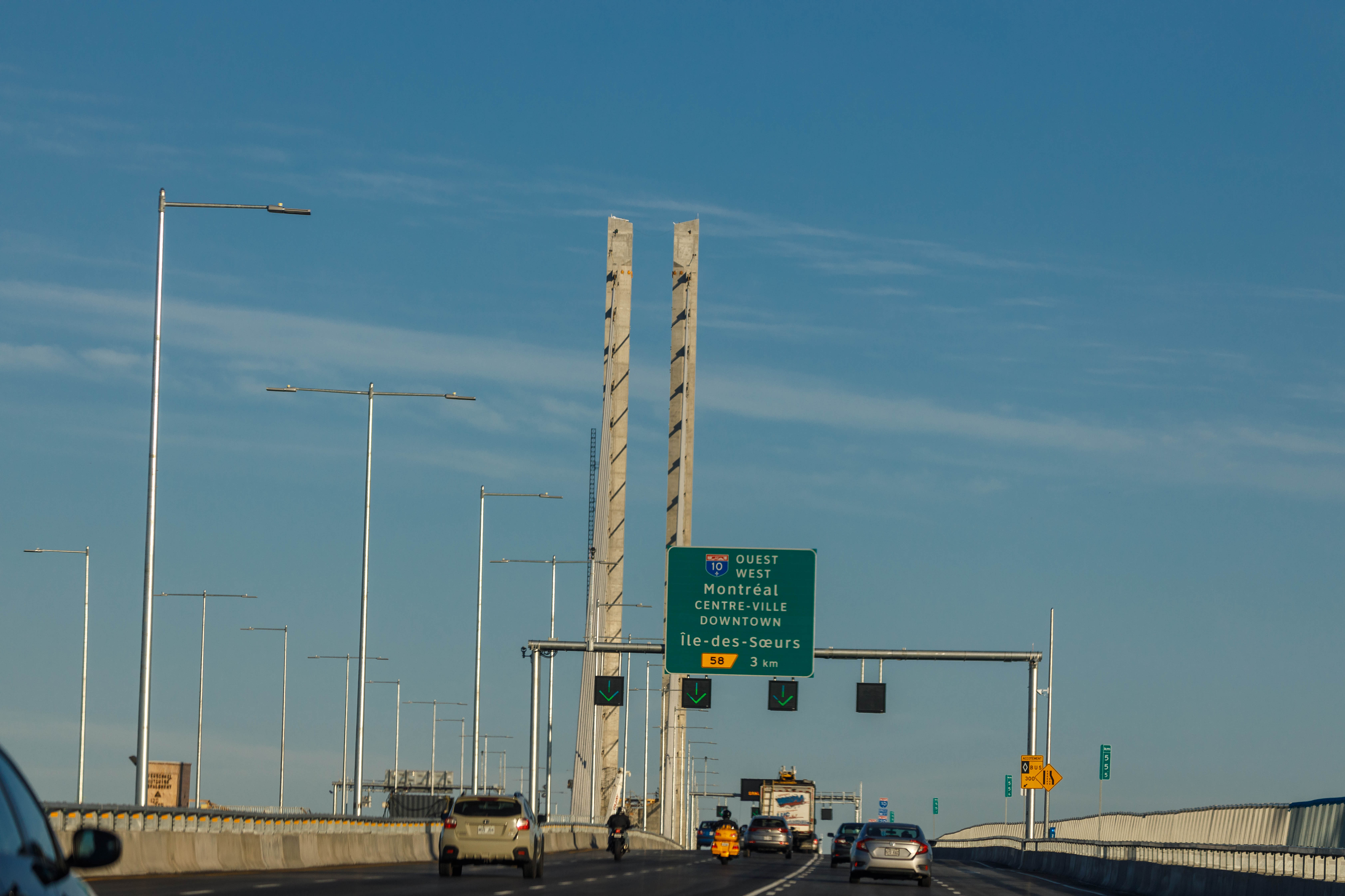REM: entrave sur une voie du pont Samuel-De Champlain au moins pour l&rsquo;été