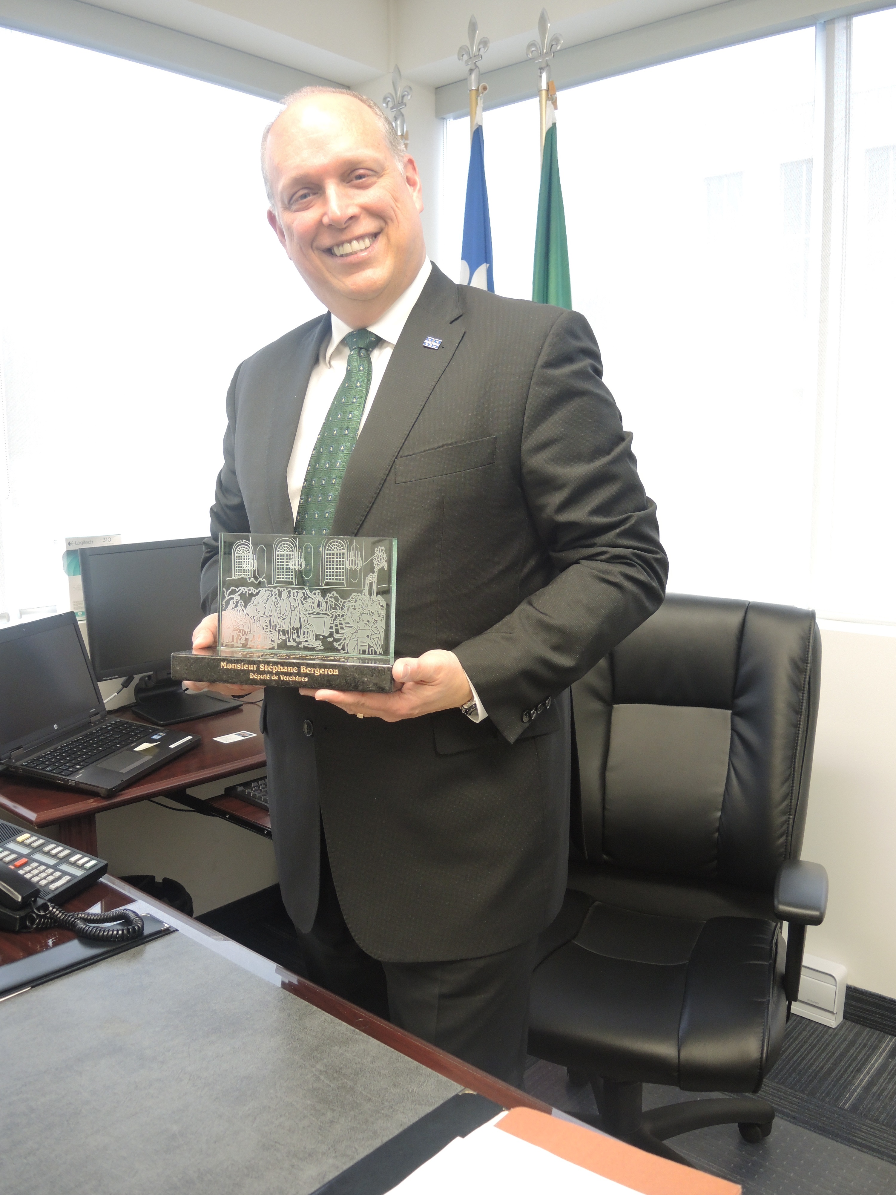 Stéphane Bergeron élu dans Montarville