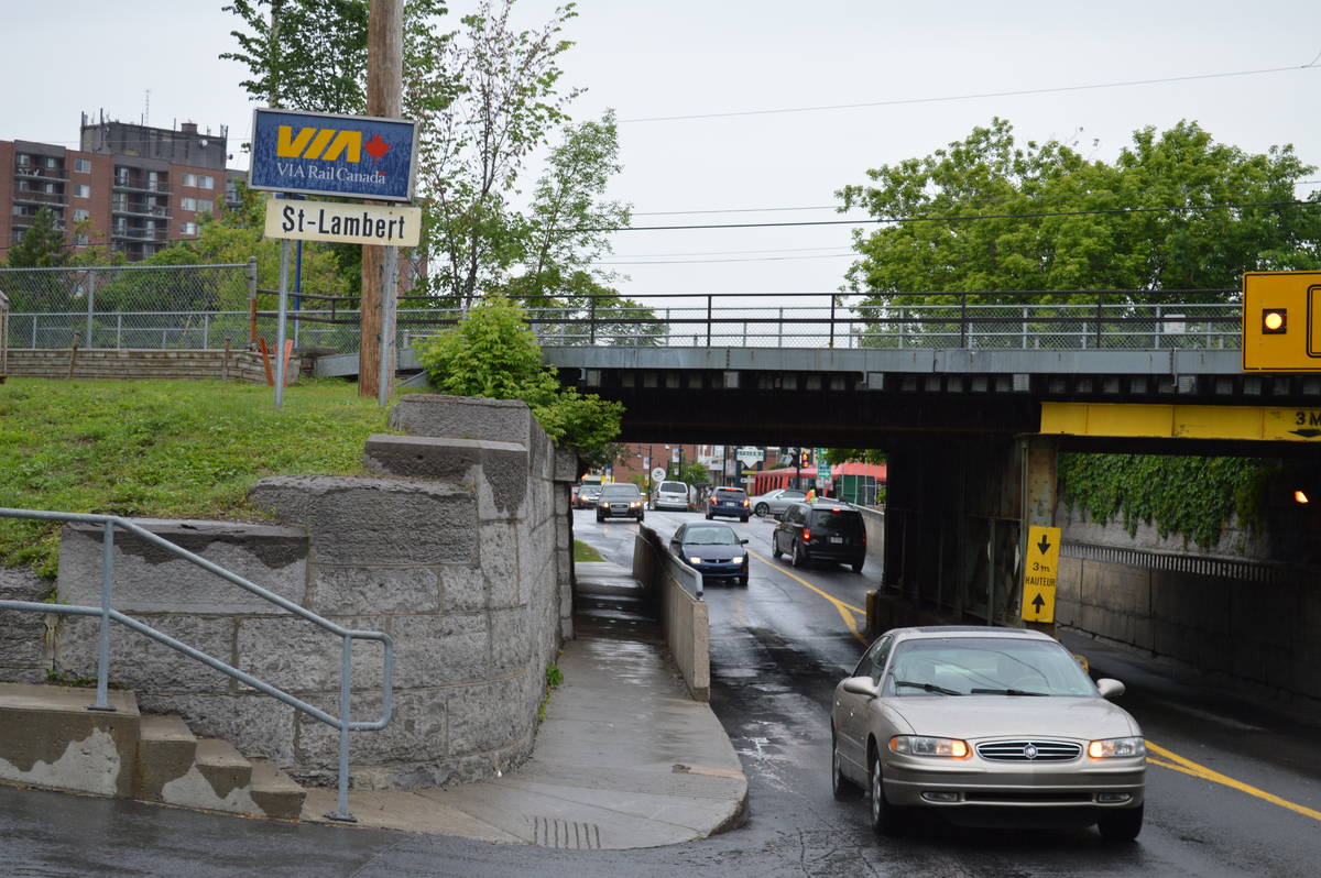 Saint-Lambert: un mur protecteur entre la voie ferrée et le quartier Victoria?