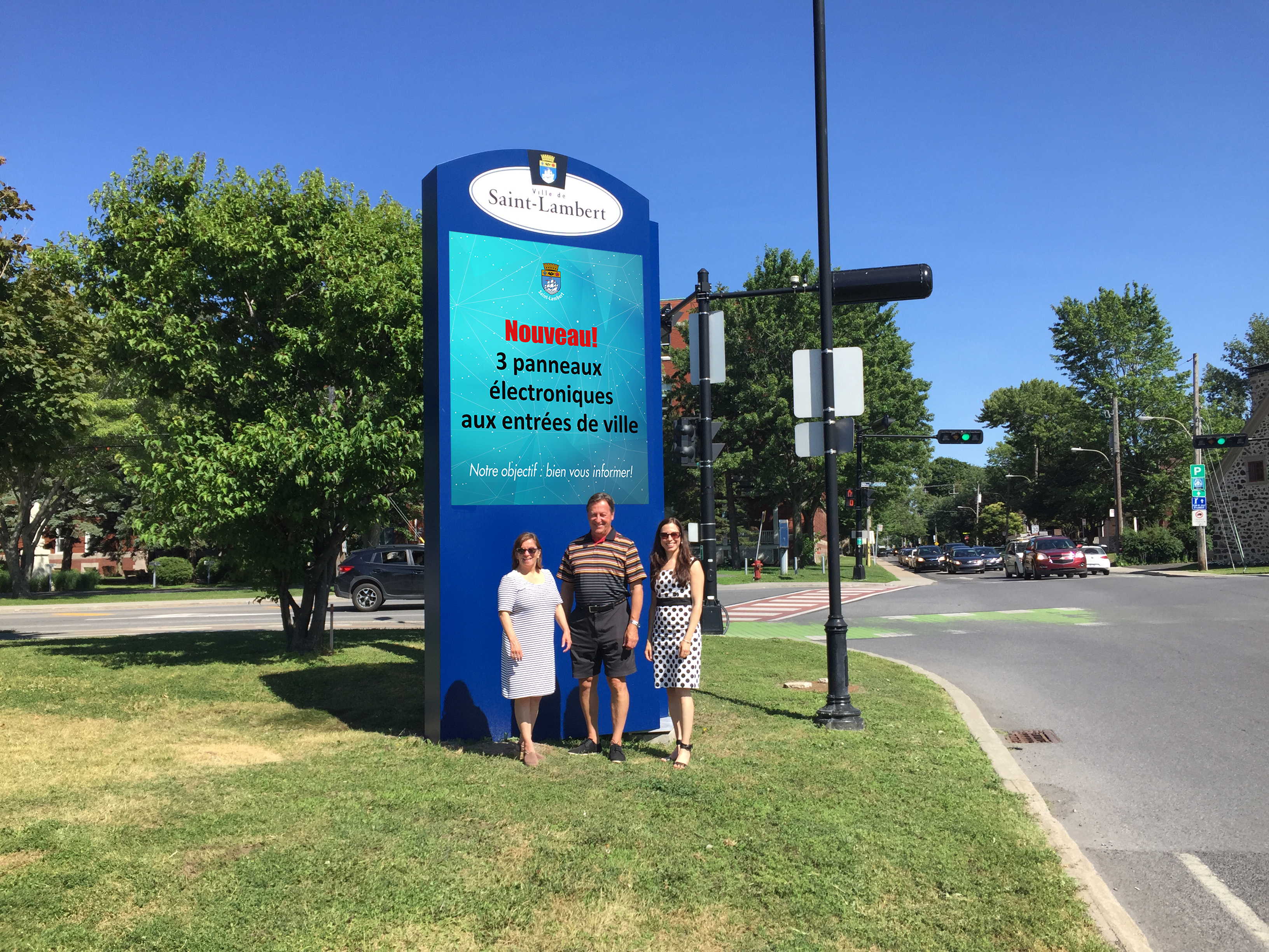 Des panneaux à affichages numériques arrivent dans le paysage de Saint-Lambert