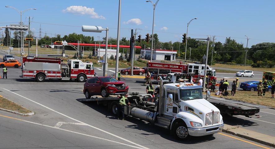 Deux accidents en moins d’une demi-heure sur la route 132